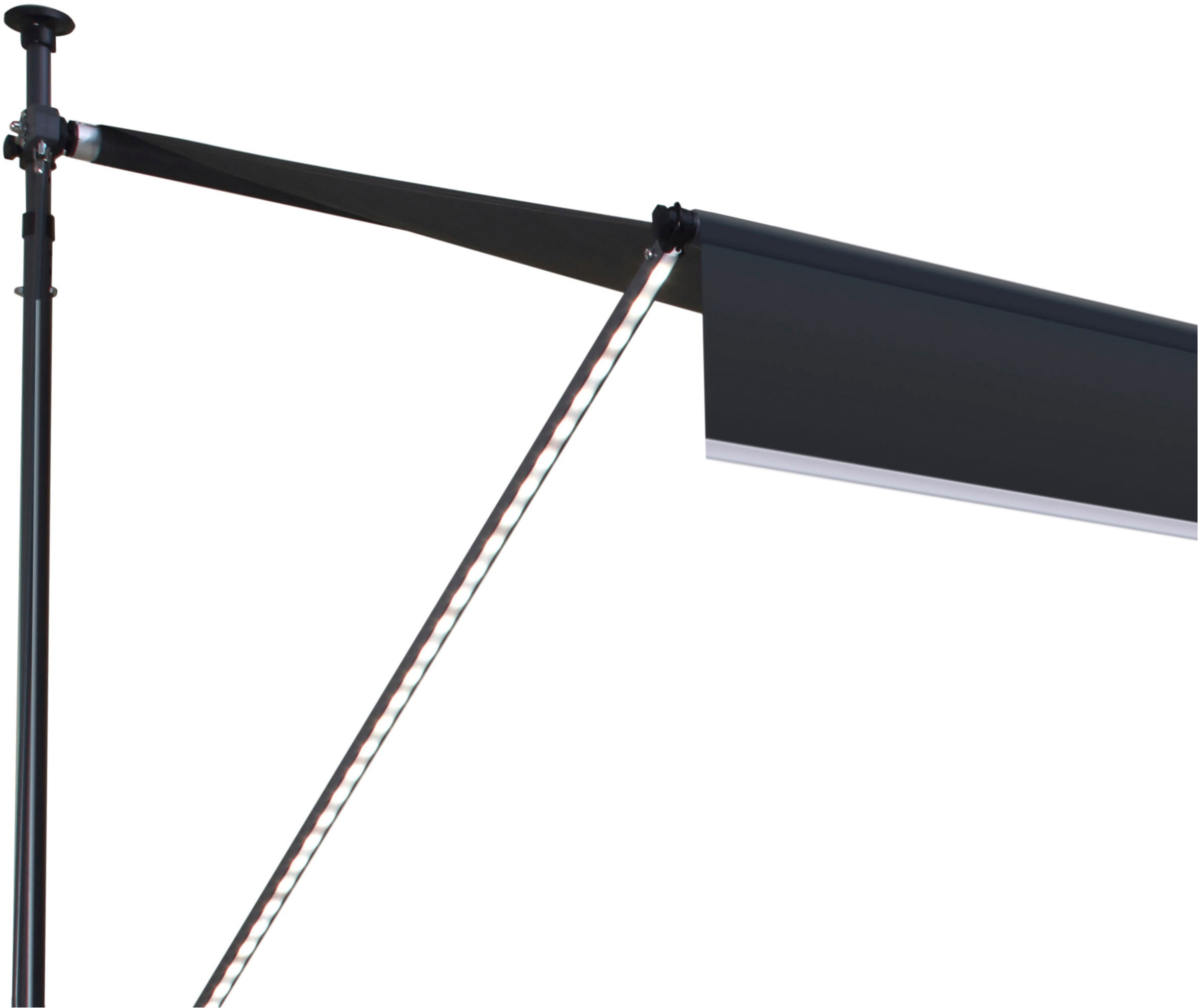 KONIFERA Klemmmarkise "mit LED-Warmlichtstreifen", Breite/Ausfall: 350/150 günstig online kaufen
