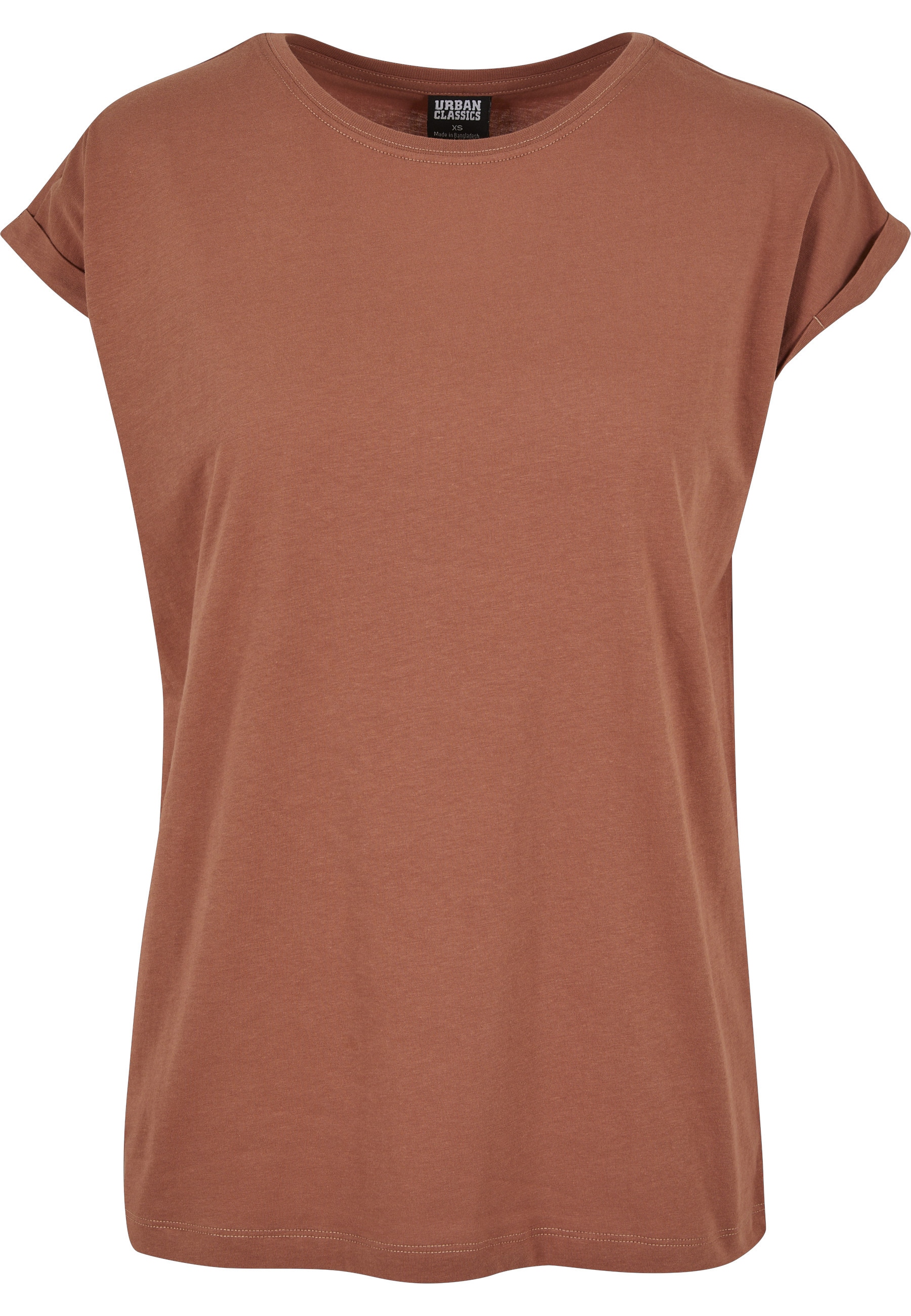 URBAN CLASSICS Kurzarmshirt "Urban Classics Damen Ladies Extended Shoulder günstig online kaufen