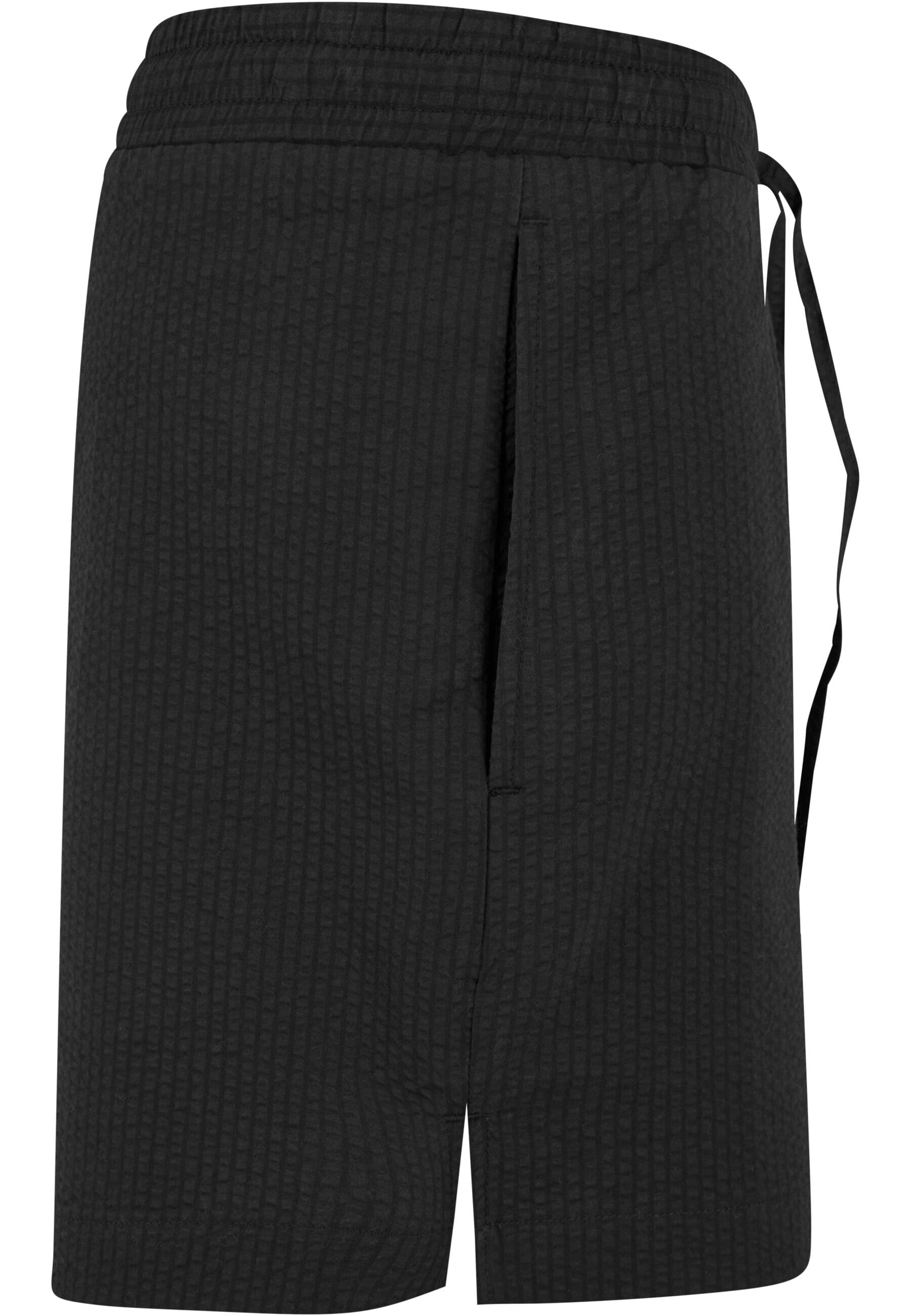 URBAN CLASSICS Shorts »Urban Classics Damen Ladies Seersucker Shorts«, (1 tlg.)