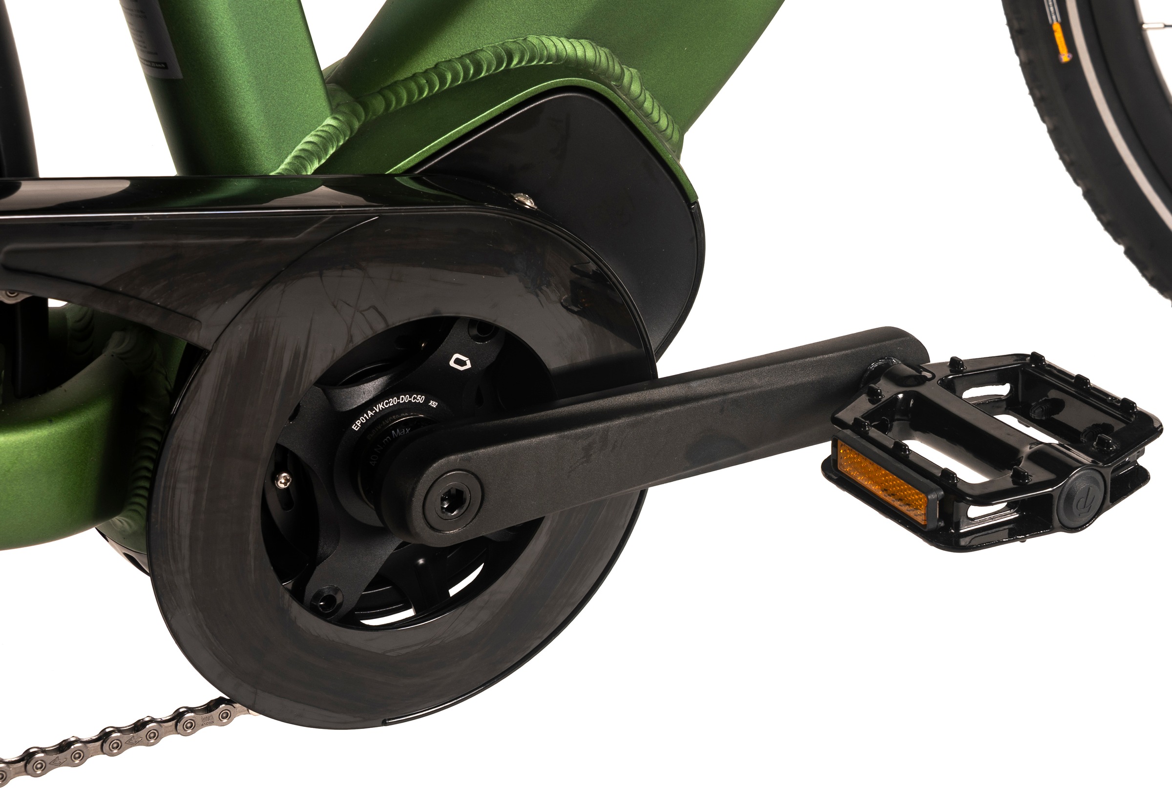 Adore E-Bike »28" Alu Trekking E-Bike ATX-670 Mittelmotor 60NM / 15Ah Grün matt«, 9 Gang, Shimano, Cues, Mittelmotor 250 W