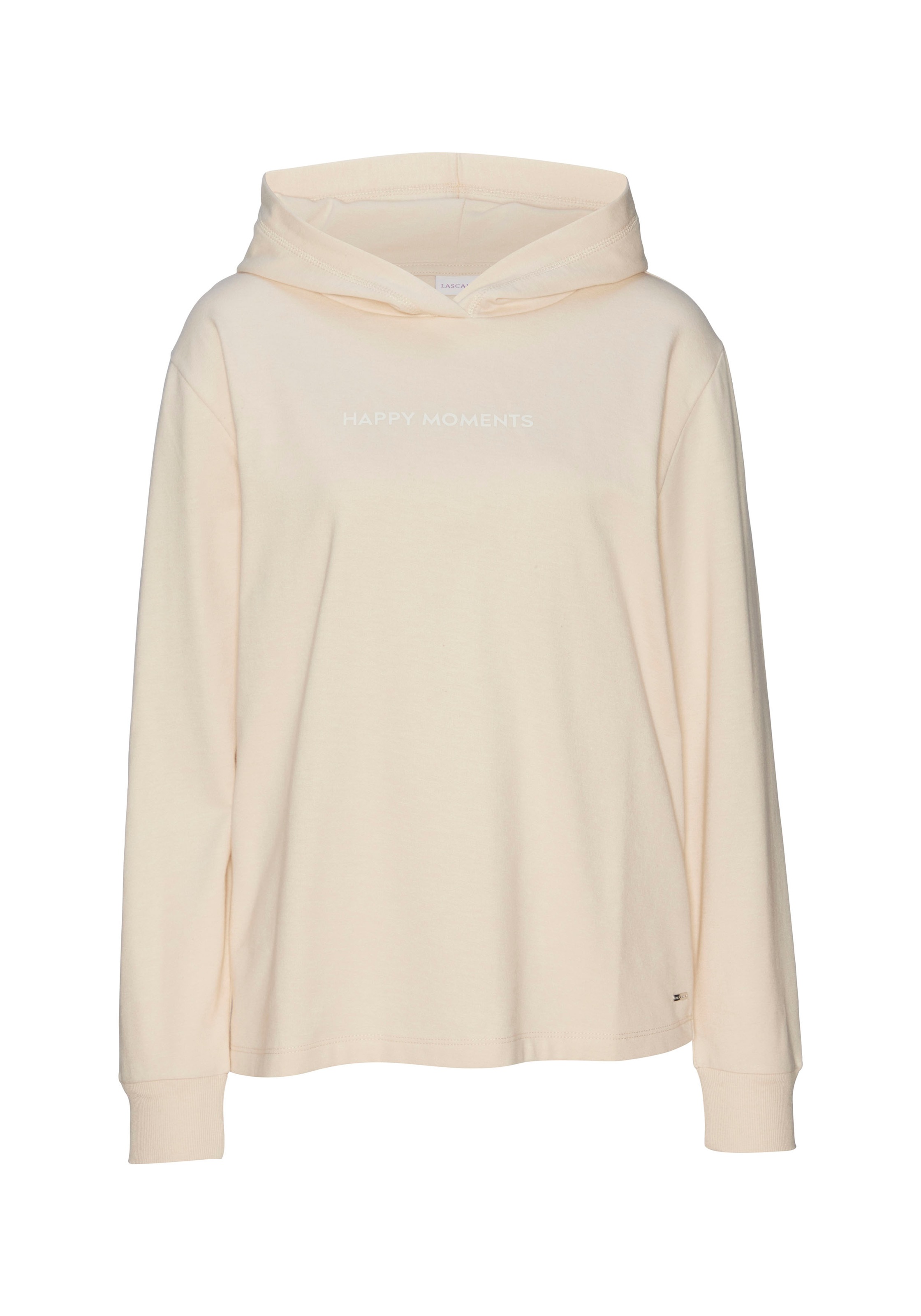 LASCANA Hoodie, mit dezentem Frontdruck, Loungewear günstig online kaufen