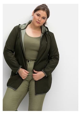 Sheego Softshelljacke »Große Größen« su Kapuz...