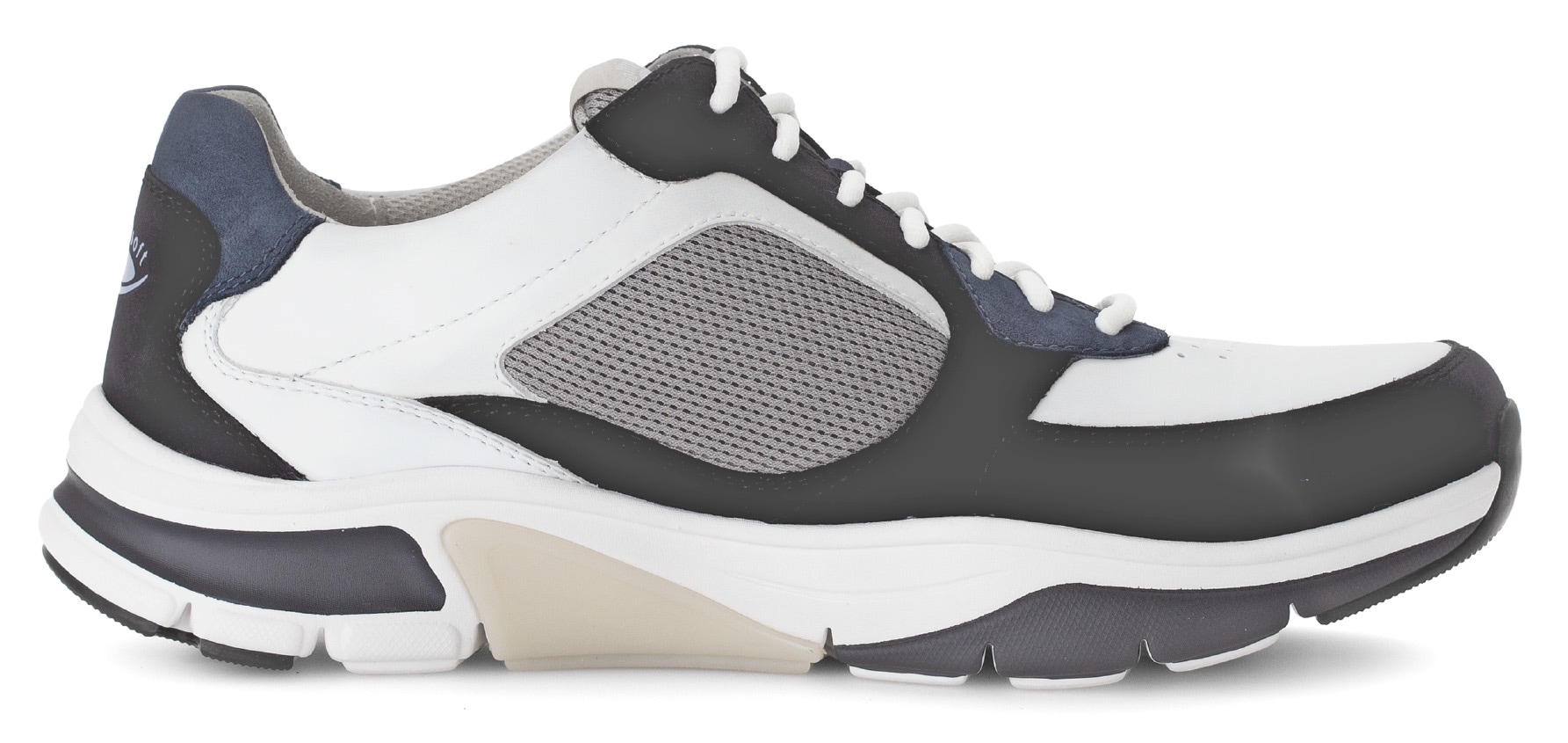 Gabor Rollingsoft Keilsneaker, Freizeitschuh, Halbschuh, Schnürschuh mit Logo an der Ferse, G-Weite