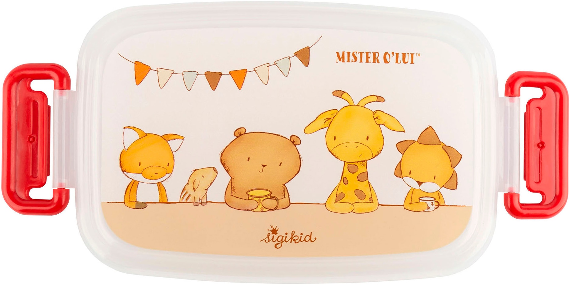 Sigikid Lunchbox »5 Kuschel-Freunde klein, Mister O'Lui«, (2 tlg.)