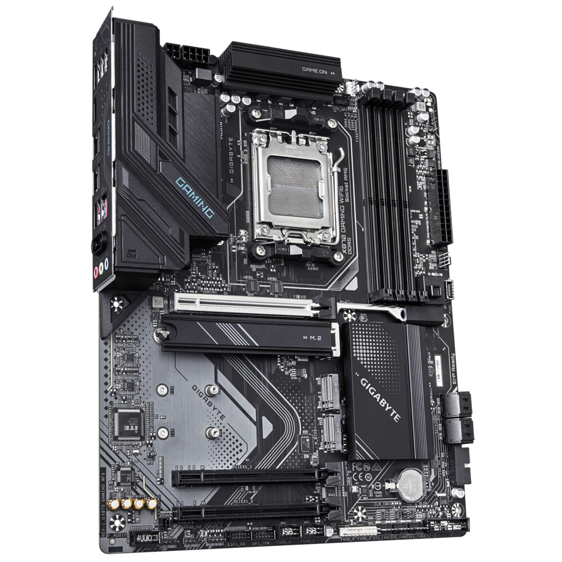 Gigabyte Mainboard »X870 GAMING WIFI6 Mainboard - Unterstützt AMD Ryzen 9000 CPUs, 8+2+2 P«