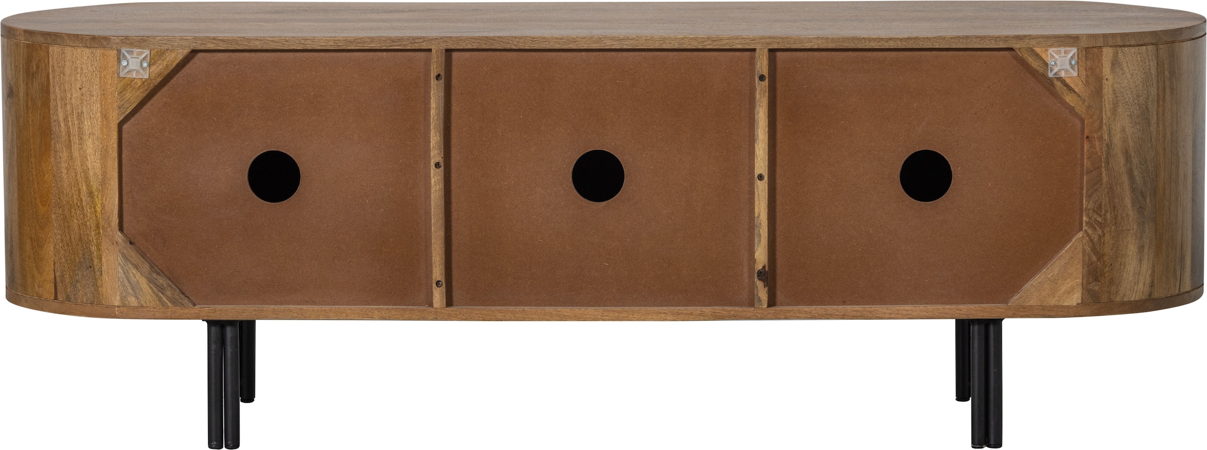 WOOOD Lowboard »Effortless TV-Kommode«, Kommode mit drei Türen und zwei Ablagefächern, H 50 cm x B 147 cm