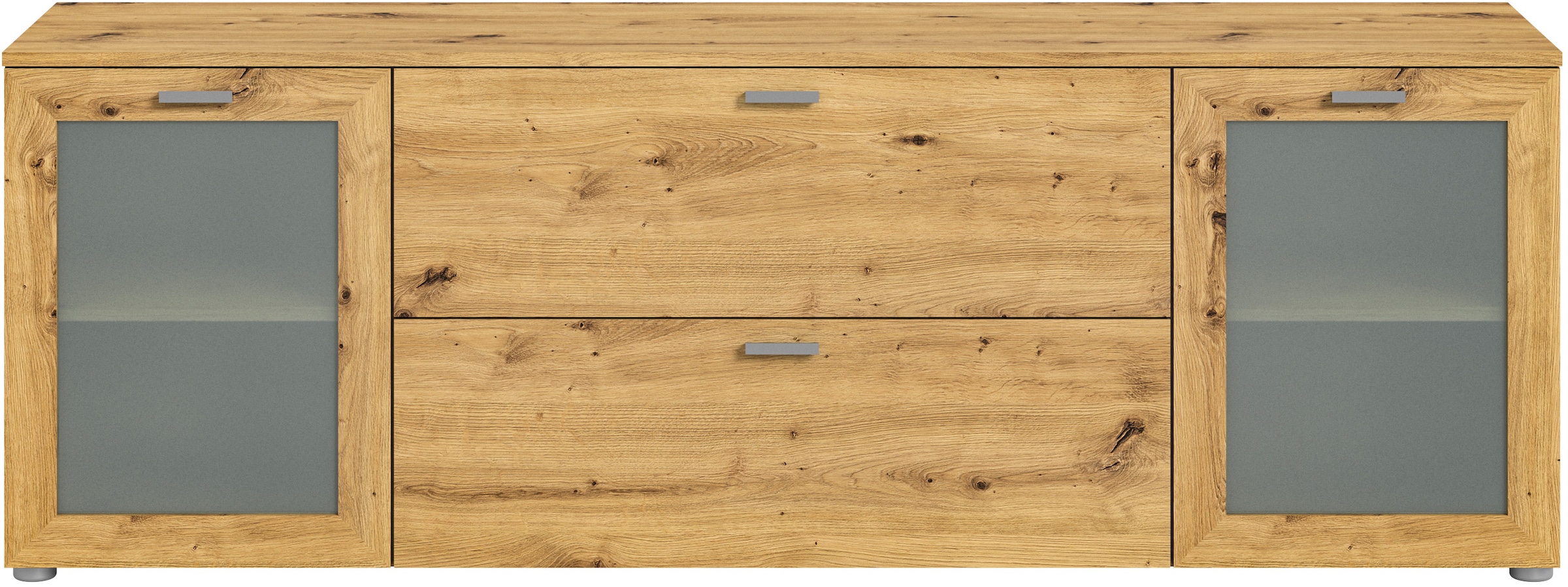 INOSIGN Lowboard »Onex, Breite 180 cm, mit Glastüren, vielseitig einsetzbar«, in verschiedenen Farben, TV-Schrank, Kommode, TV-Möbel