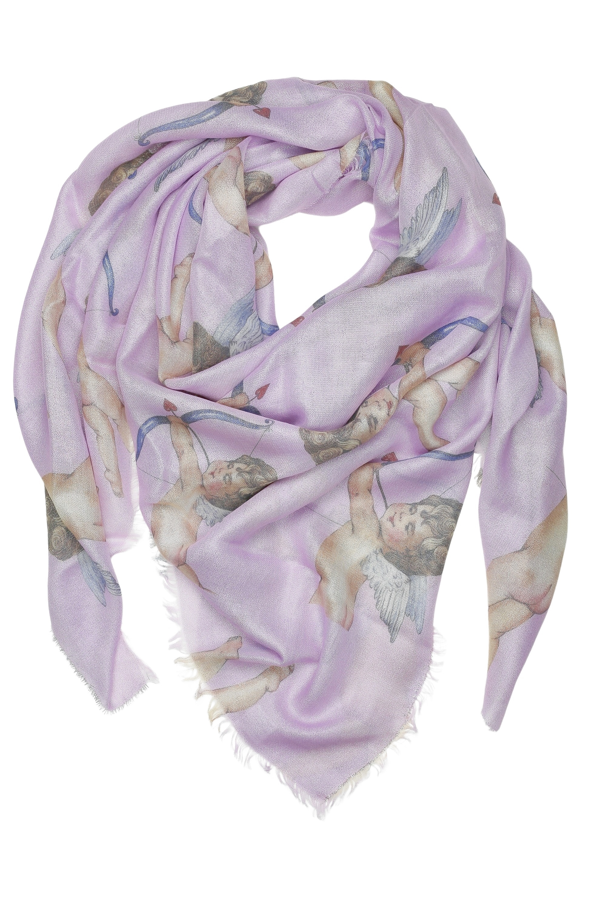 COLLEZIONE ALESSANDRO XXL-Schal "Amor" 1 Stk. tlg. im XXL-Format mit Engeln günstig online kaufen