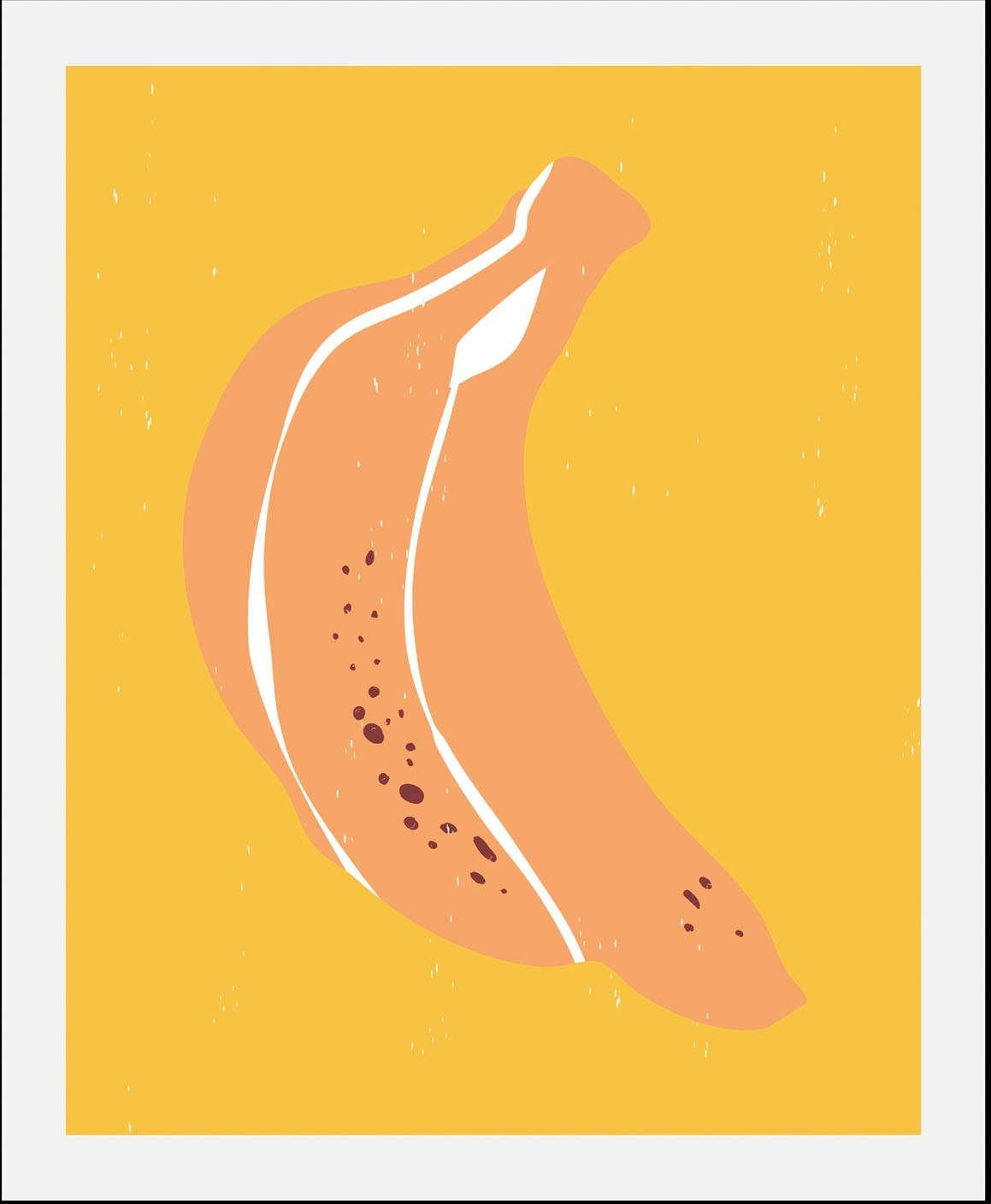 queence Bild »Bananen«, Obst-Obst Bilder-Essen-Lebensmittel-Humor, (1 St.), HD Premium Poster-Druck inkl. Holzrahmen