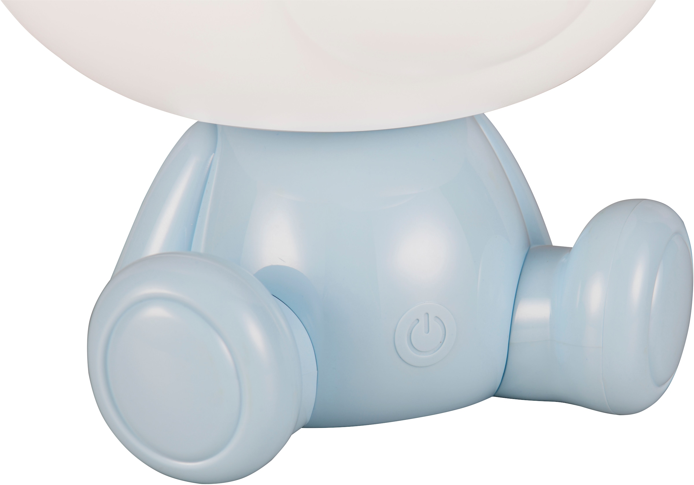 REALITY Leuchten LED Tischleuchte »CUTIE, Kinderzimmer Tischleuchte Nachttischleuchte Bären Optik, RGB«, 1 flammig, Leuchtmittel LED-Board | LED fest integriert, 0,3W 30 Lumen warmweiß 3000K, RGB Farbwechsel Modus, USB-Anschluss