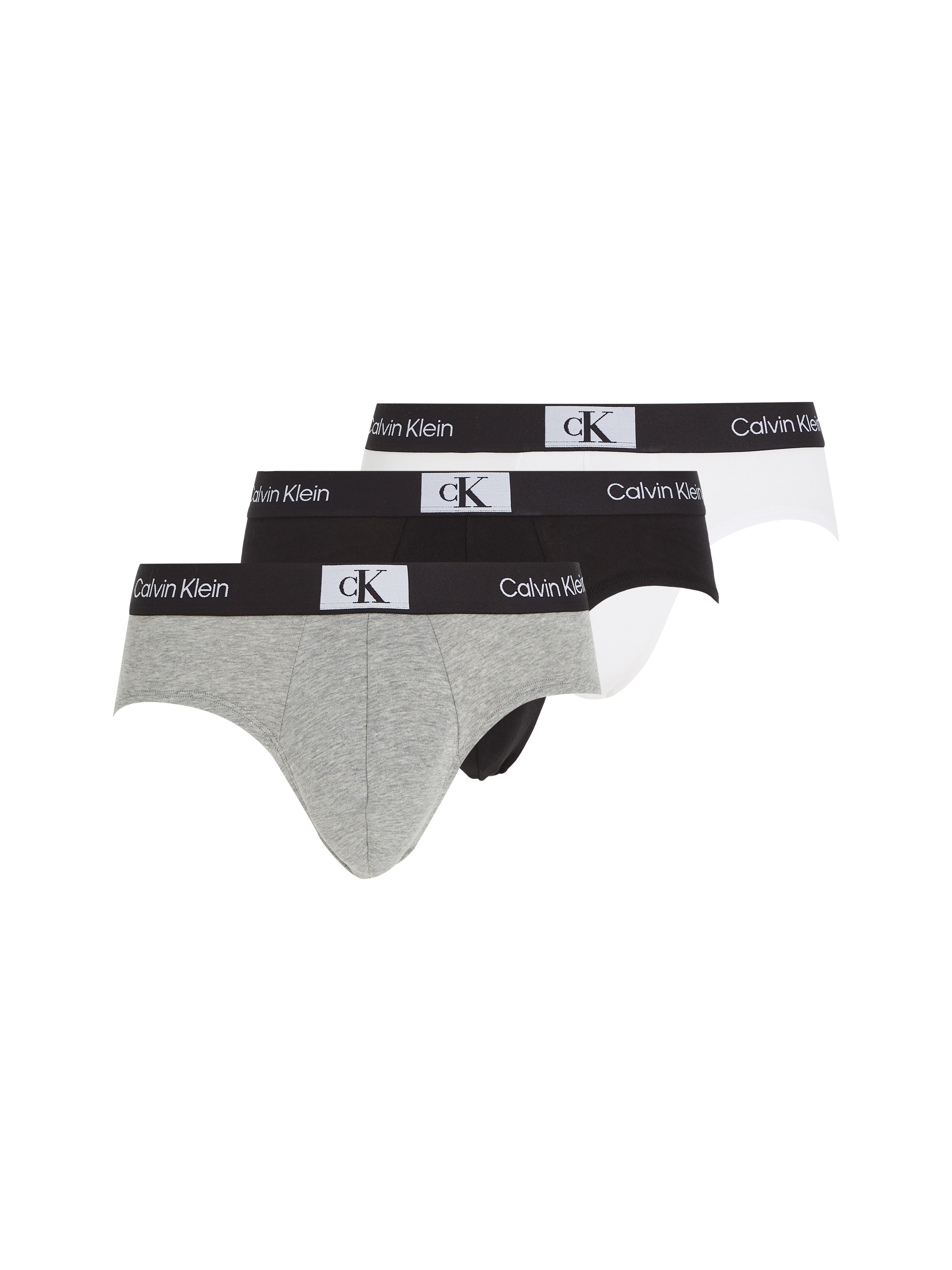 Calvin Klein Underwear Hipster "HIP BRIEF 3PK", (Packung, 3er-Pack), mit Calvin Klein Logo-Elastikbund