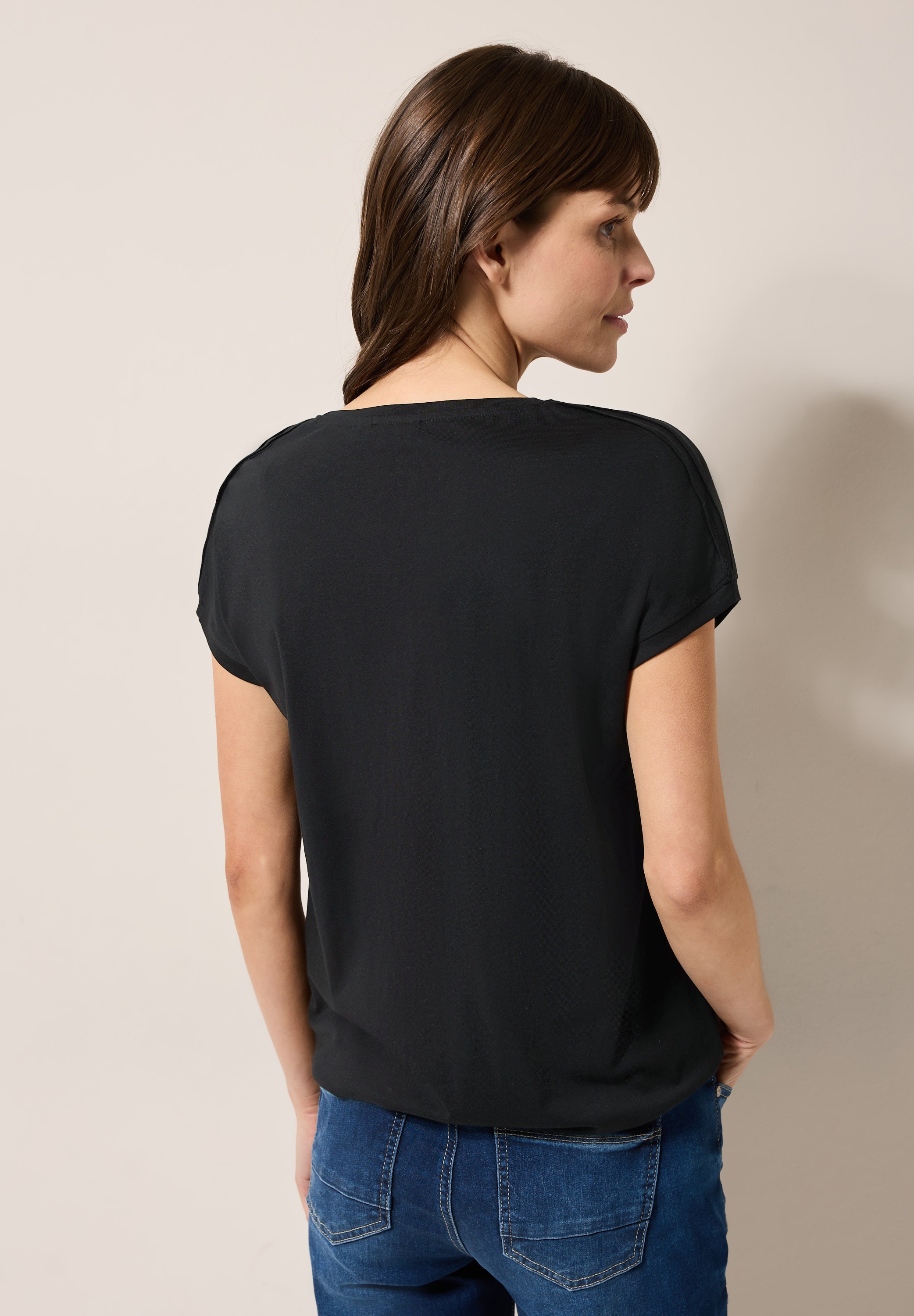 Cecil T-Shirt, mit elastischem Bund günstig online kaufen
