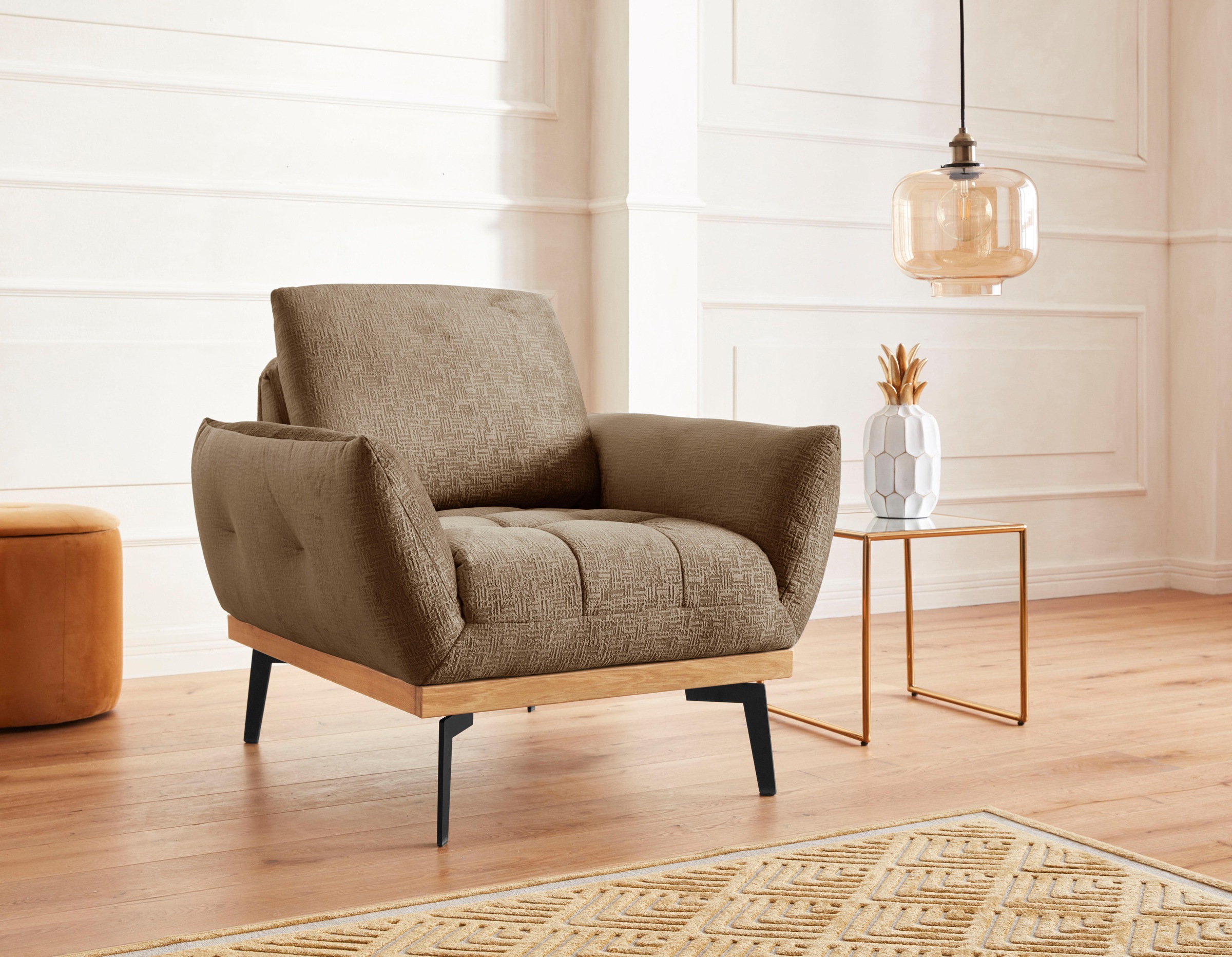 exxpo - sofa fashion Sessel "Palic, Loungesessel", inklusive Rückenverstell günstig online kaufen