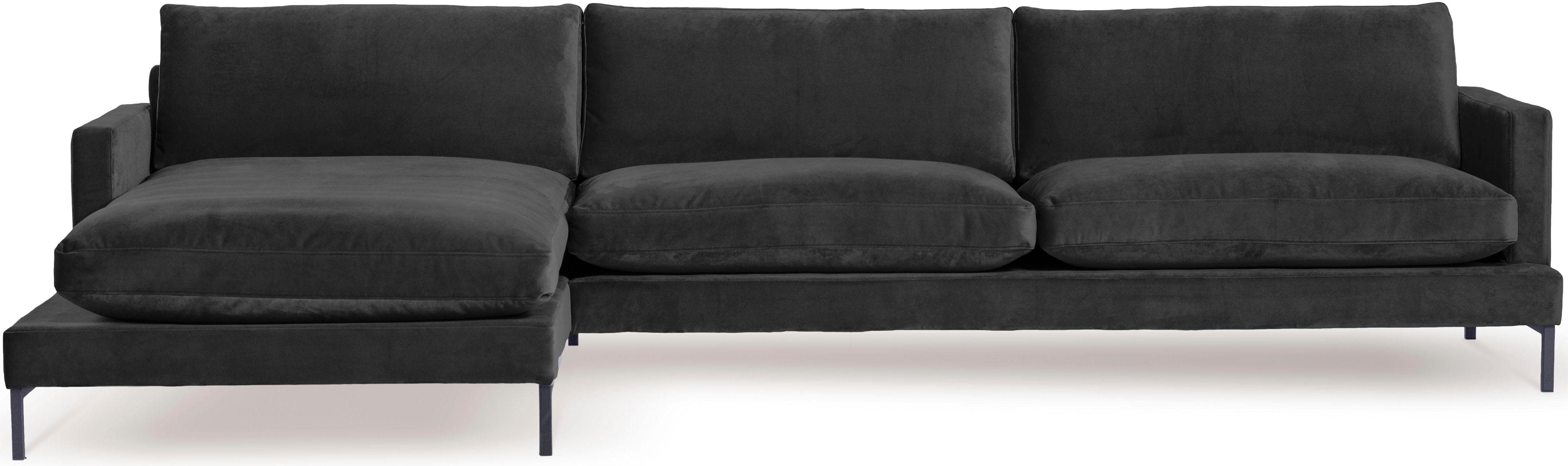 andas Ecksofa "Welland" Ecksofa "Welland" in Knautsch-Optik mit Metallfüßen