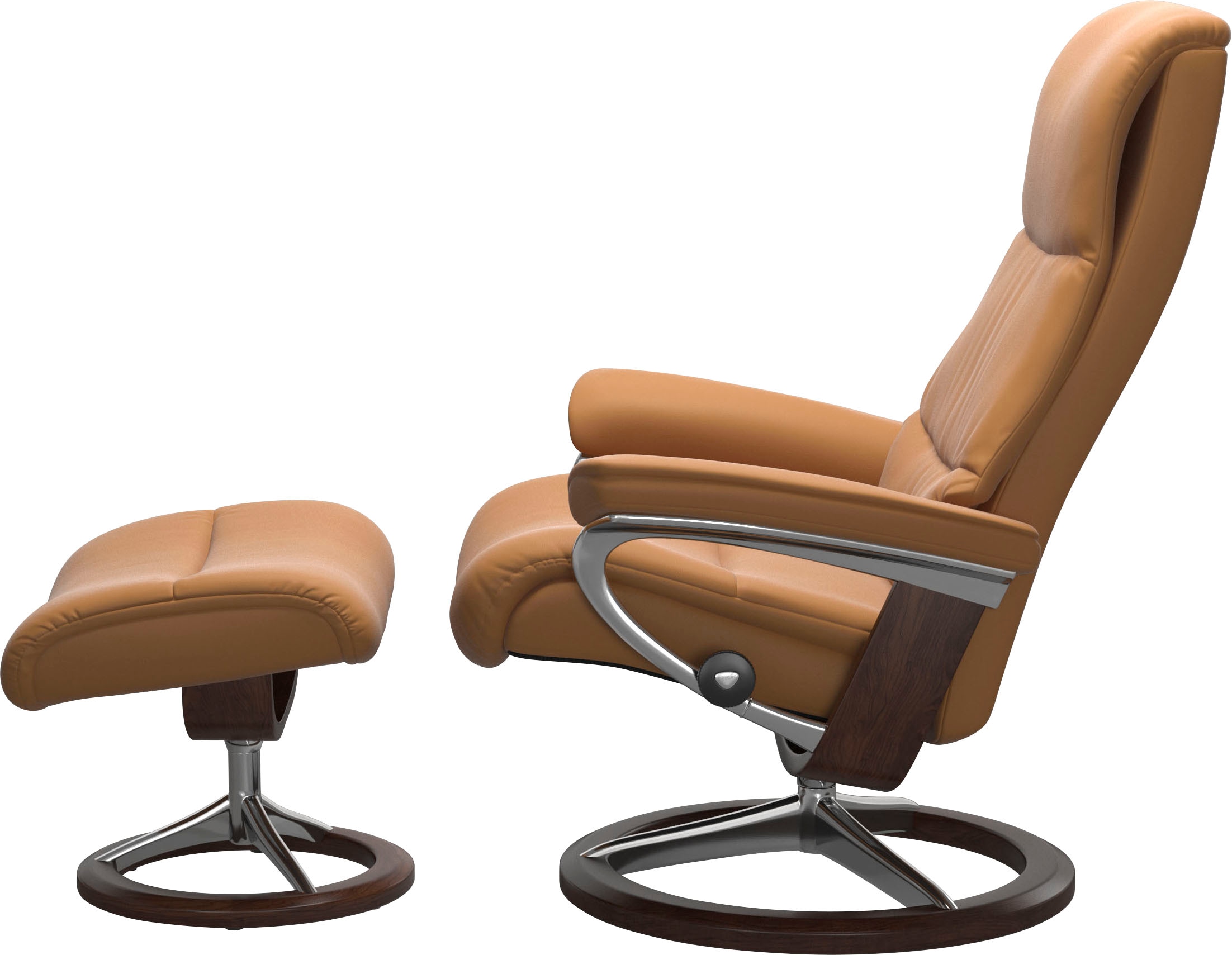 Stressless® Relaxsessel mit Base, Signature Relaxsessel Braun | Hocker), BAUR (Set, kaufen »View«, Größe mit S,Gestell