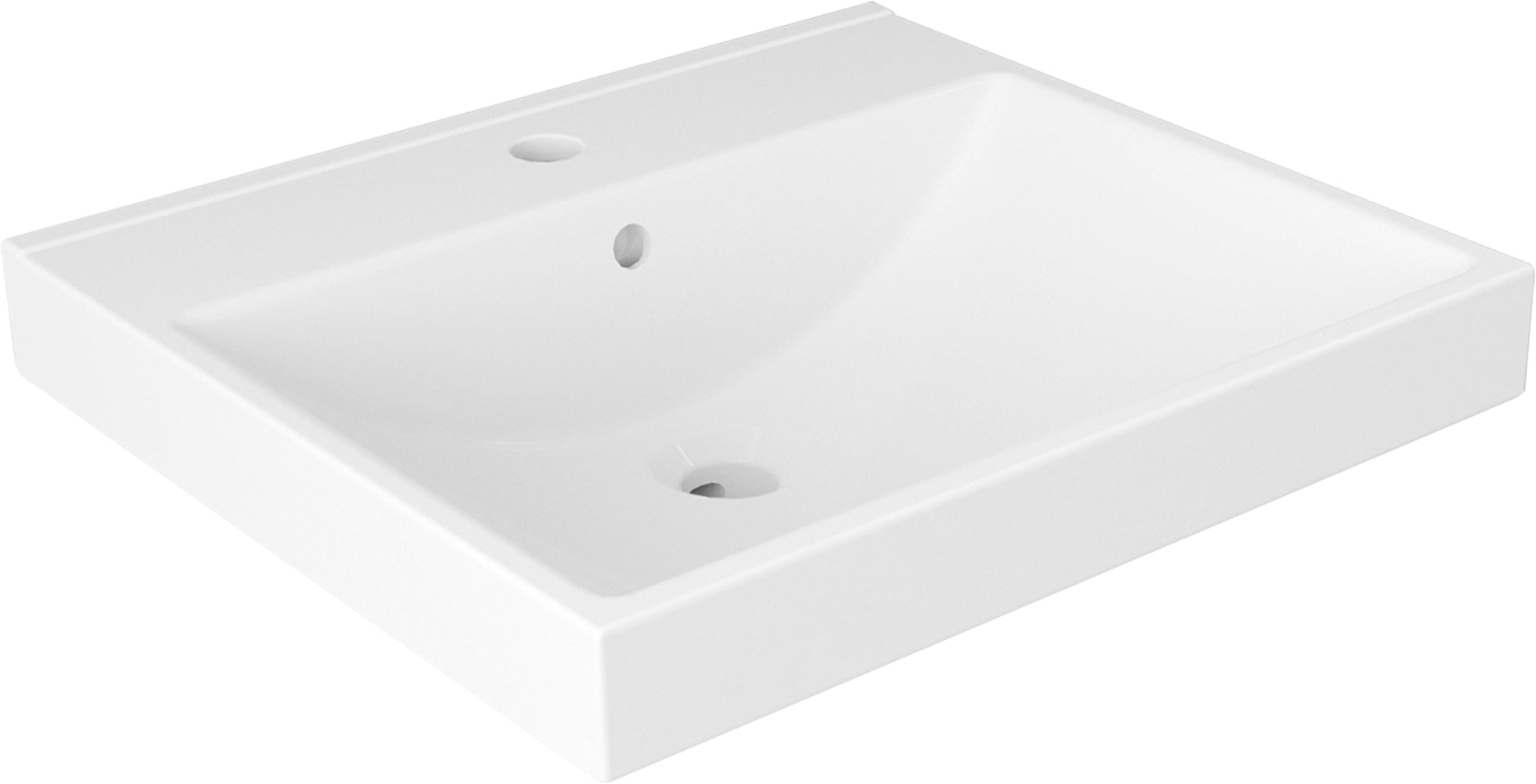 welltime Einbauwaschbecken "Trento Deluxe" Mit Nano Glasur in 51,61,81,101 und 121cm erhältlich.