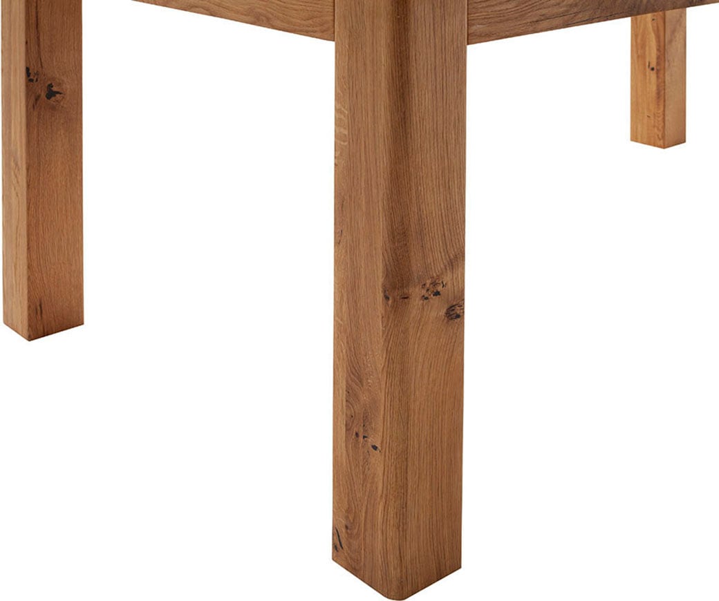 MCA furniture Esstisch »ETNA 4-Fuß Tisch«, (Einzelstück), Massivholz,durchgehende Lamelle,Stollenfuß 10x10cm,Tischplatte 2,5cm
