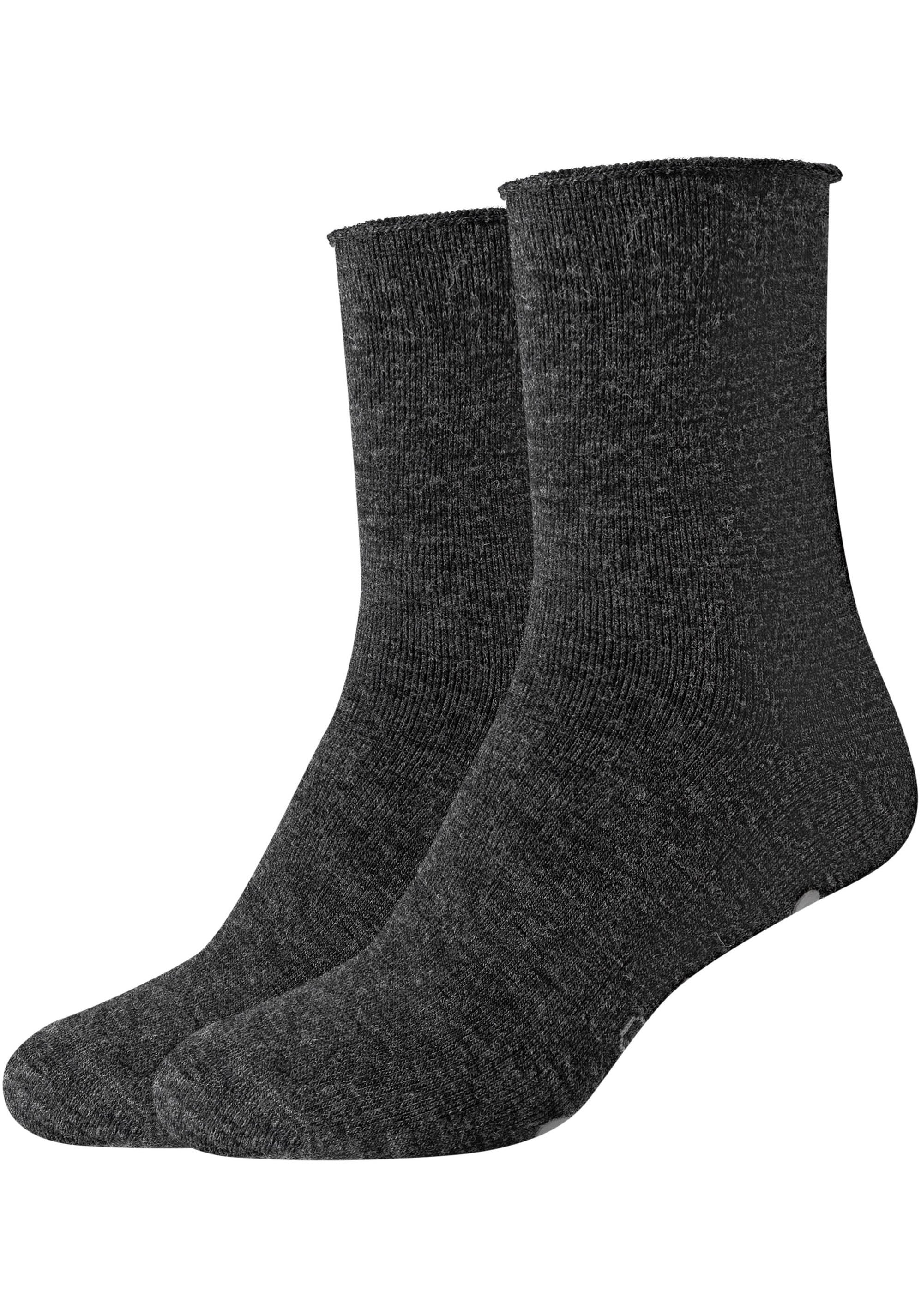 Camano ABS-Socken "warm & cozy" 2 Stk. tlg. mit Anti-Rutsch Noppen günstig online kaufen