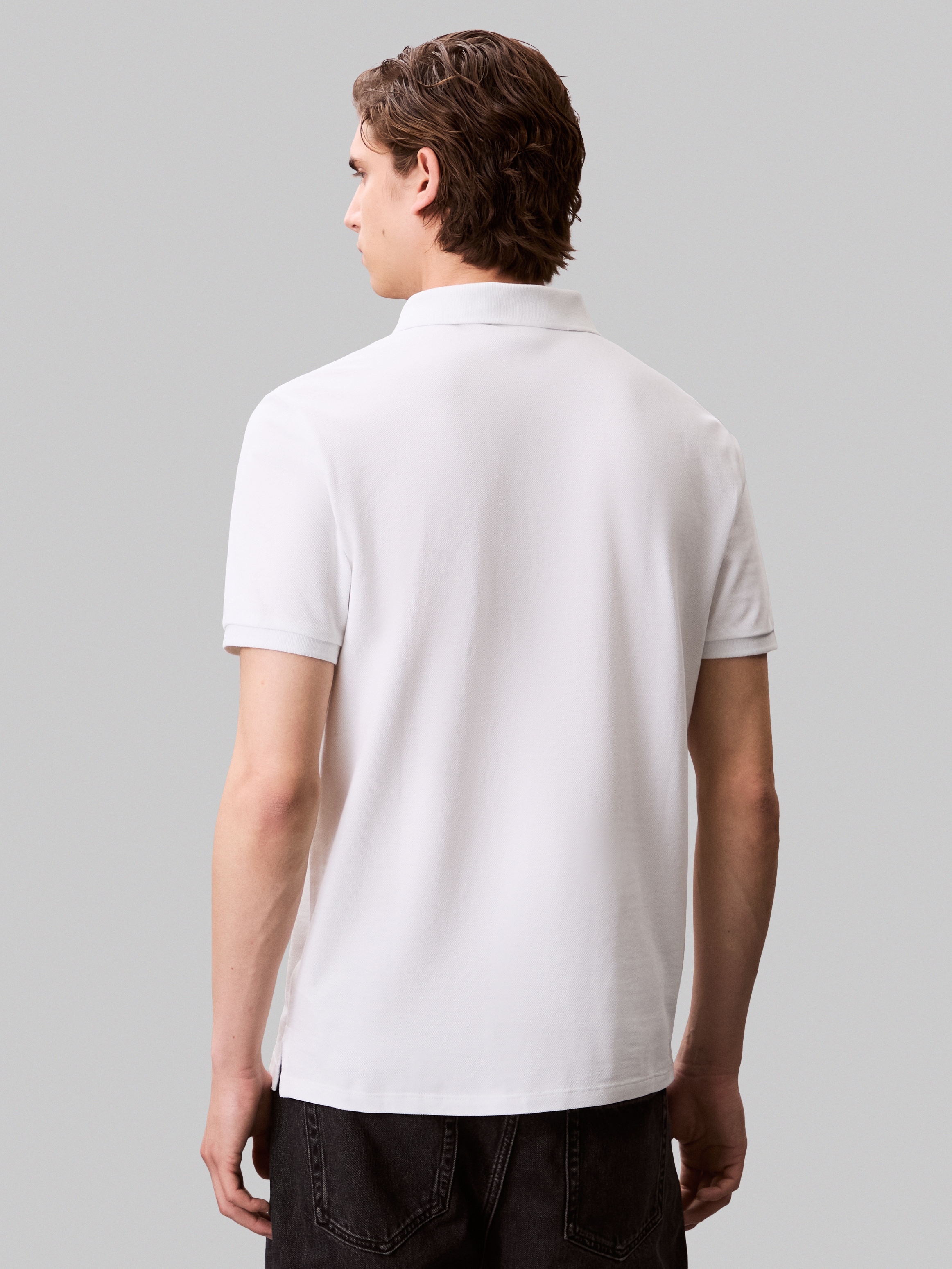Calvin Klein Jeans Poloshirt »SS CASUAL PIQUE CLASSIC POLO«, Mit Rundhalsausschnitt