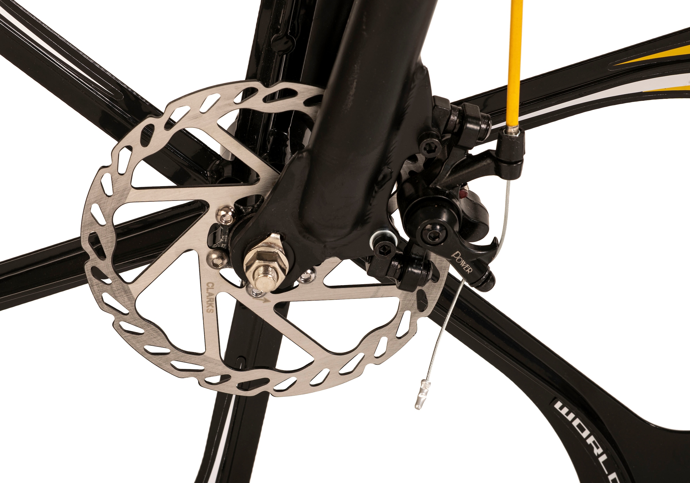 WYLD Mountainbike »Mountainbike Fully 26'' Bliss schwarz-gelb 21 Gänge«, 21 Gang, Kettenschaltung