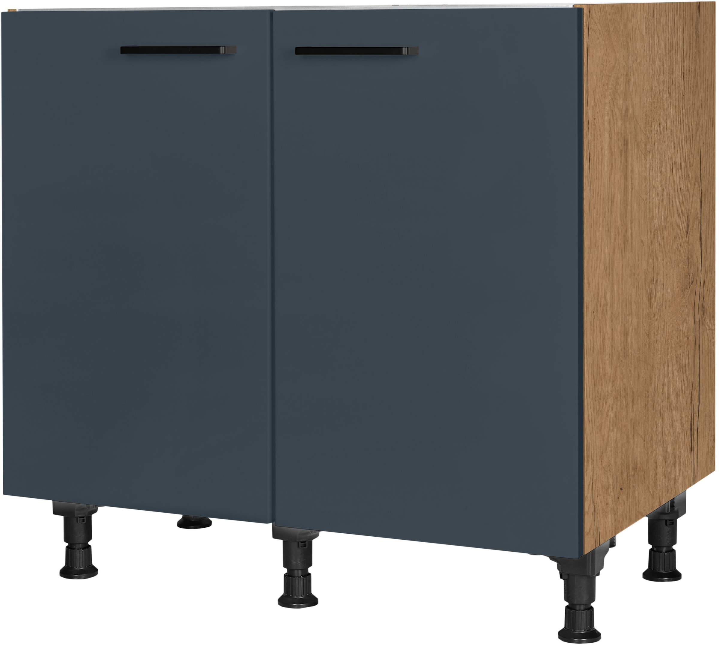 nobilia ""Easytouch", vormontiert, mit höhenverstellbaren Sockelfüßen," Breite 90 cm