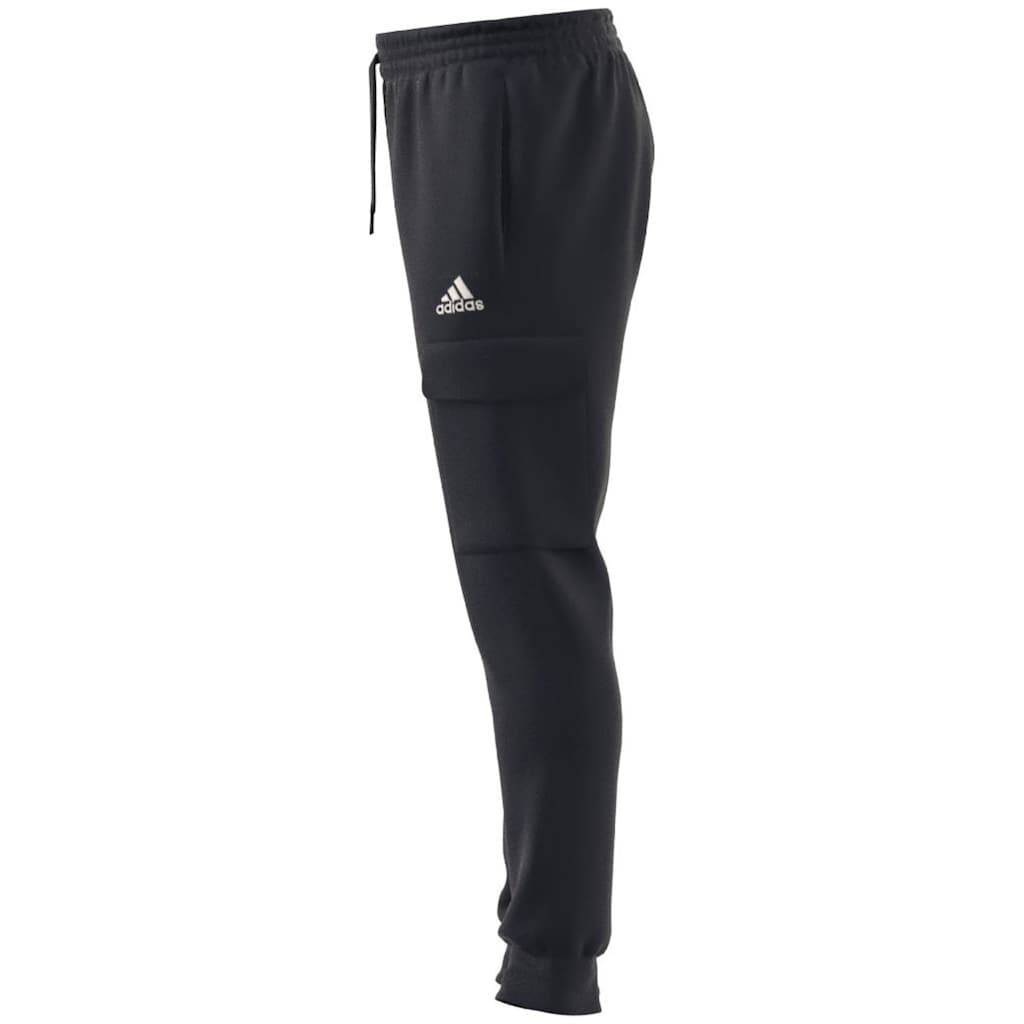 adidas Sportswear Sporthose »ESSENTIALS FLEECE REGULAR TAPERED CARGOHOSE«, (1 tlg.)