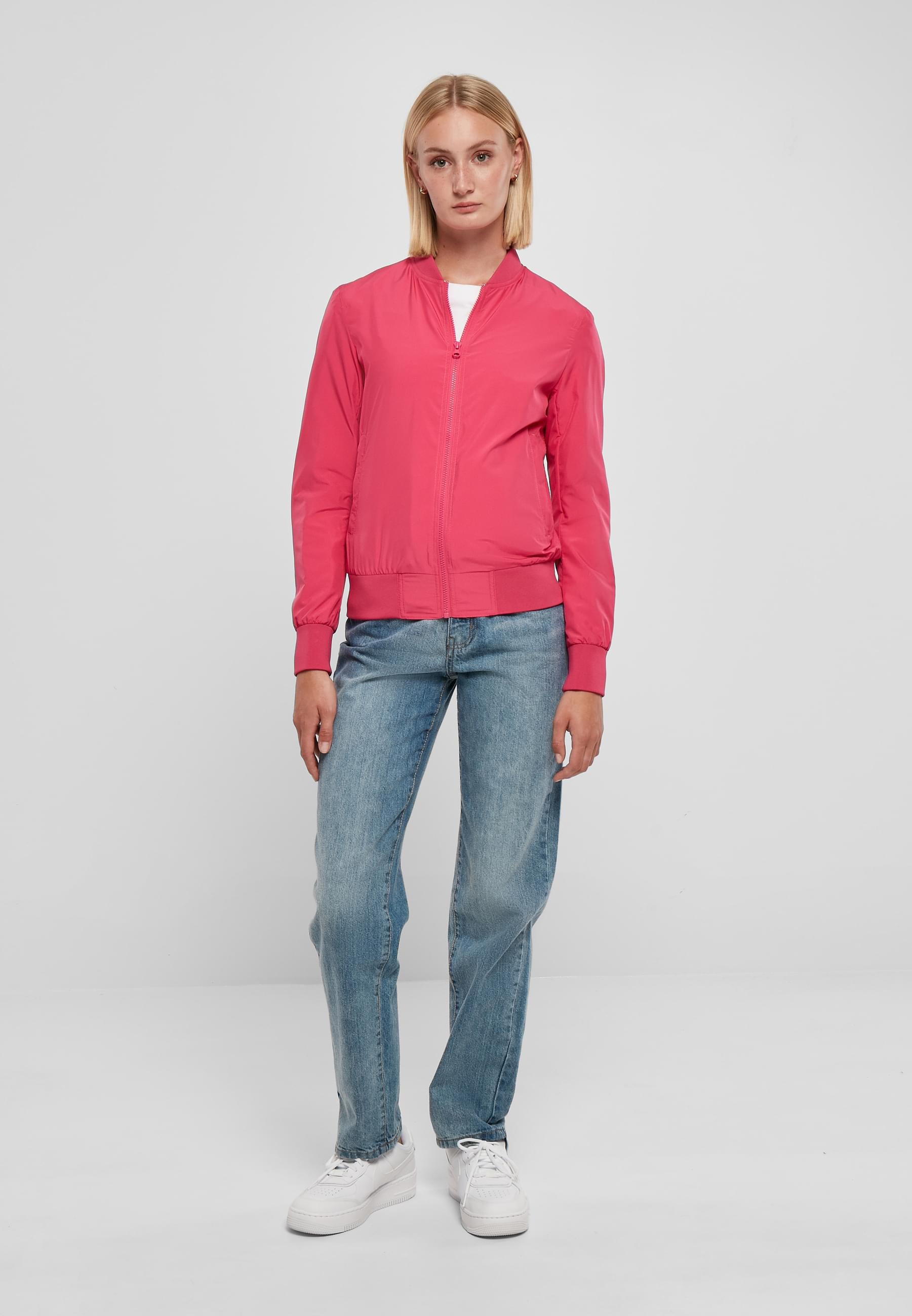 URBAN CLASSICS Allwetterjacke »Urban Classics Damen Ladies Light Bomber Jacket«, (1 St.), ohne Kapuze