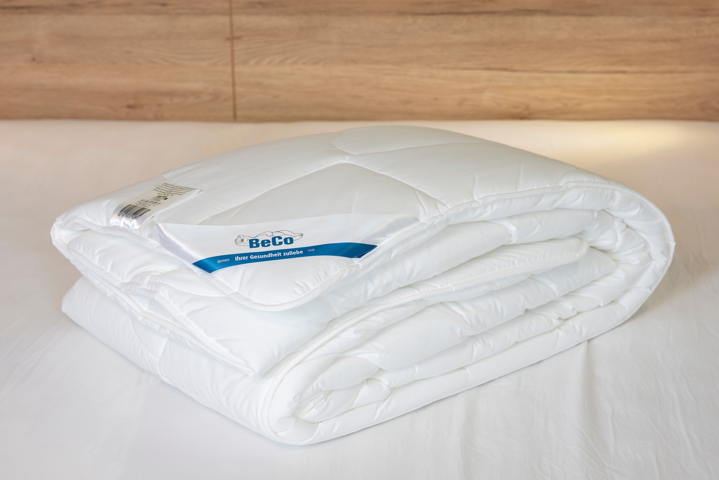 Beco Bettdecke + Kopfkissen »BeCo Medibett Made in Green«, (Spar-Set, 2 St., 1 Bettdecke und 1 Kopfkissen)