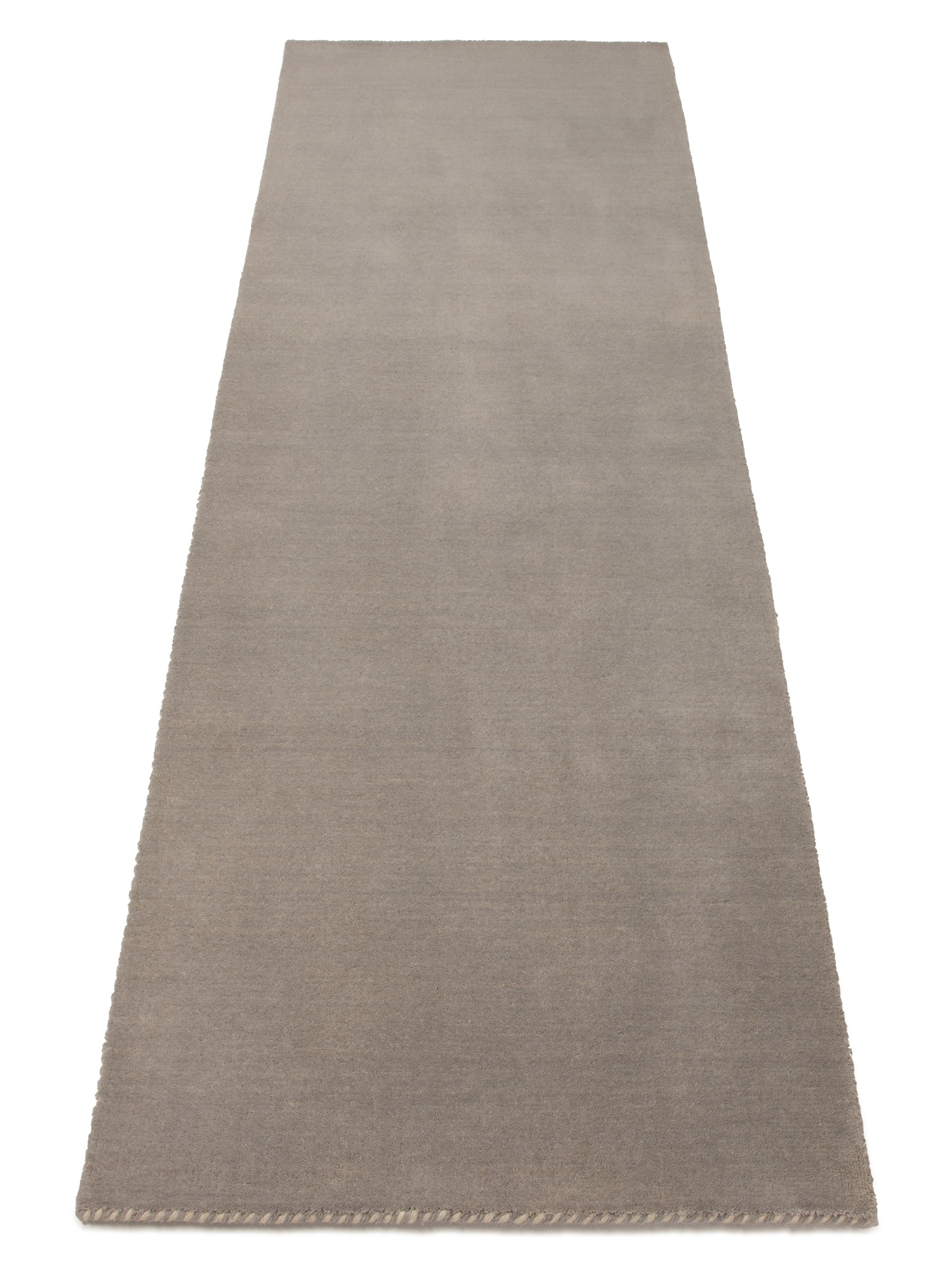 carpetfine Wollteppich "Gabbeh Lola Uni" rechteckig 14 mm Höhe mit natürlic günstig online kaufen