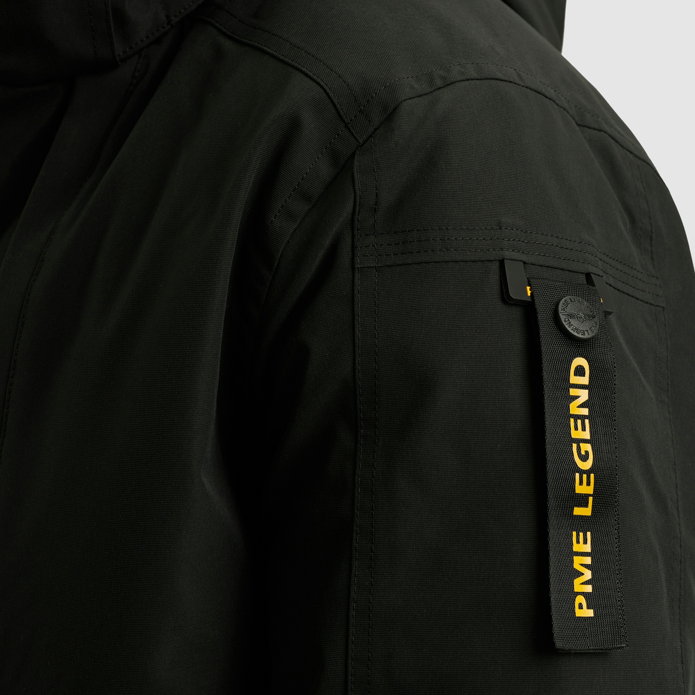 PME LEGEND Winterjacke mit Kapuze Taschen mit Reißverschluss