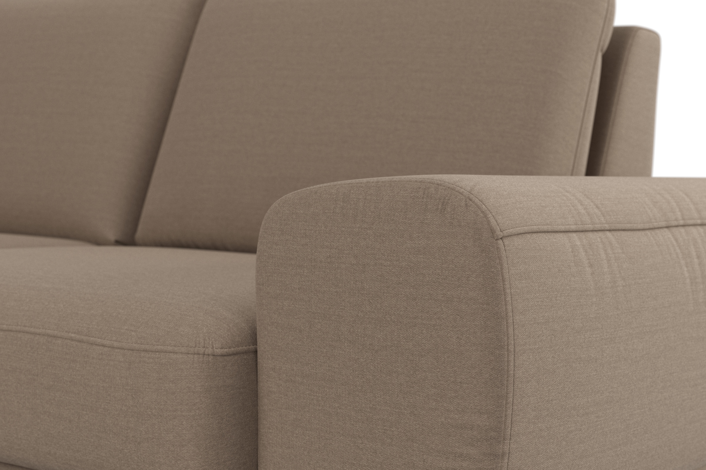sit&more Ecksofa »Cinturo L-Form«, inklusive Sitztiefenverstellung und Federkern, Sitzhöhe 45 cm