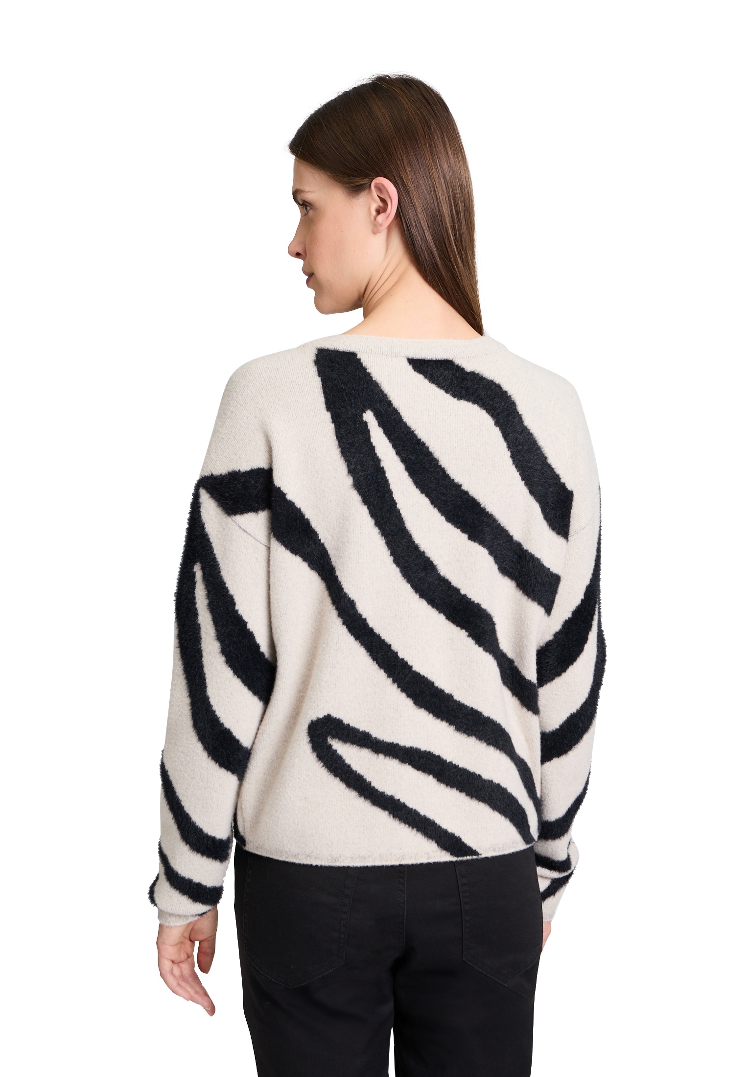 Betty&Co Strickpullover »Betty & Co Strickpullover mit Jacquard«, Jacquard