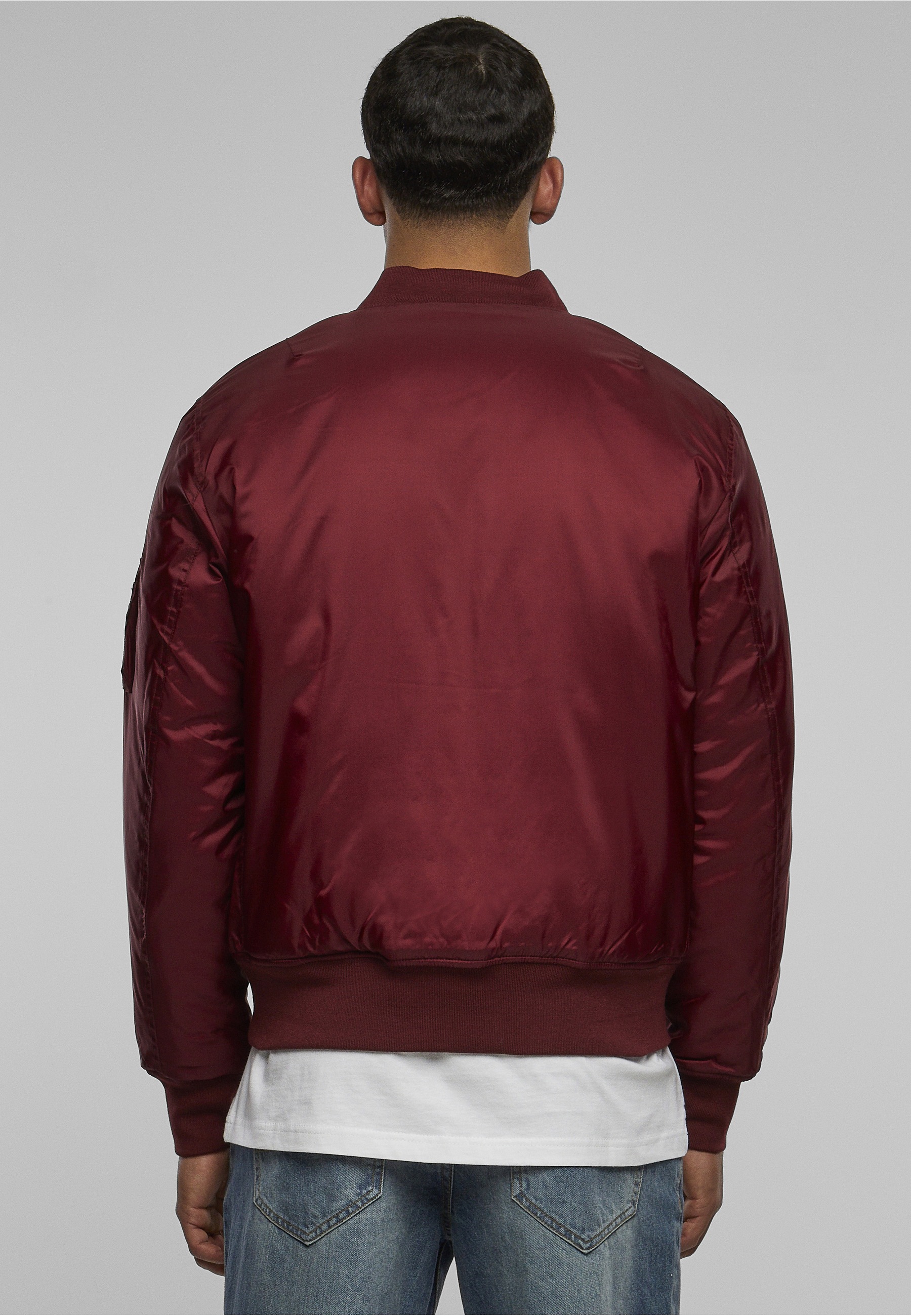 URBAN CLASSICS Anorak »Urban Classics Herren Basic Bomber Jacket« 1 Stk. tlg. ohne Kapuze