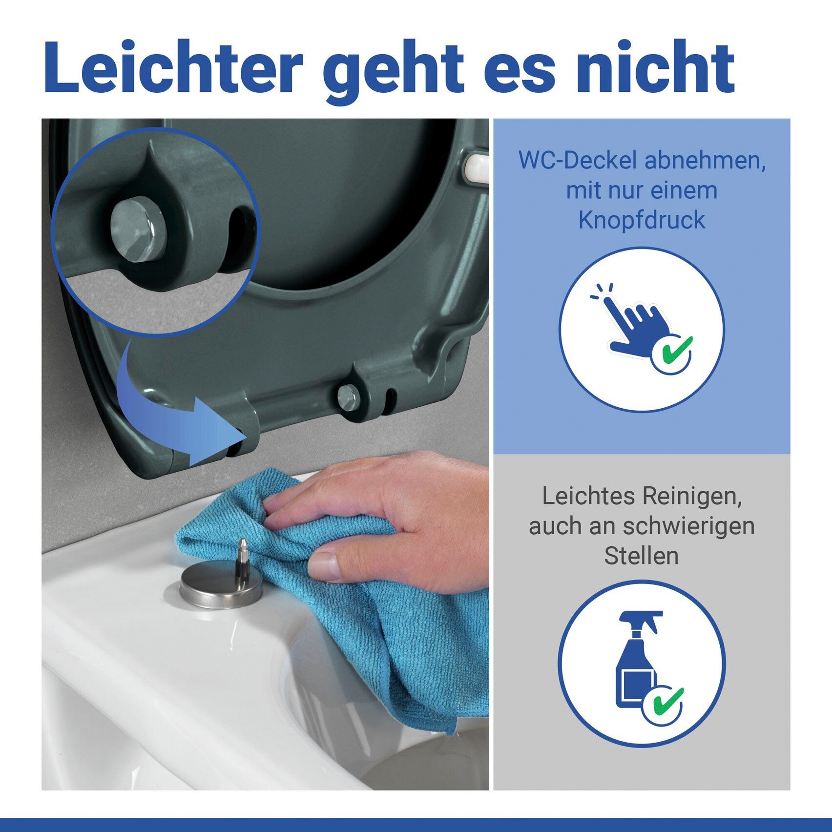 WENKO WC-Sitz »Ottana« Mit Absenkautomatik