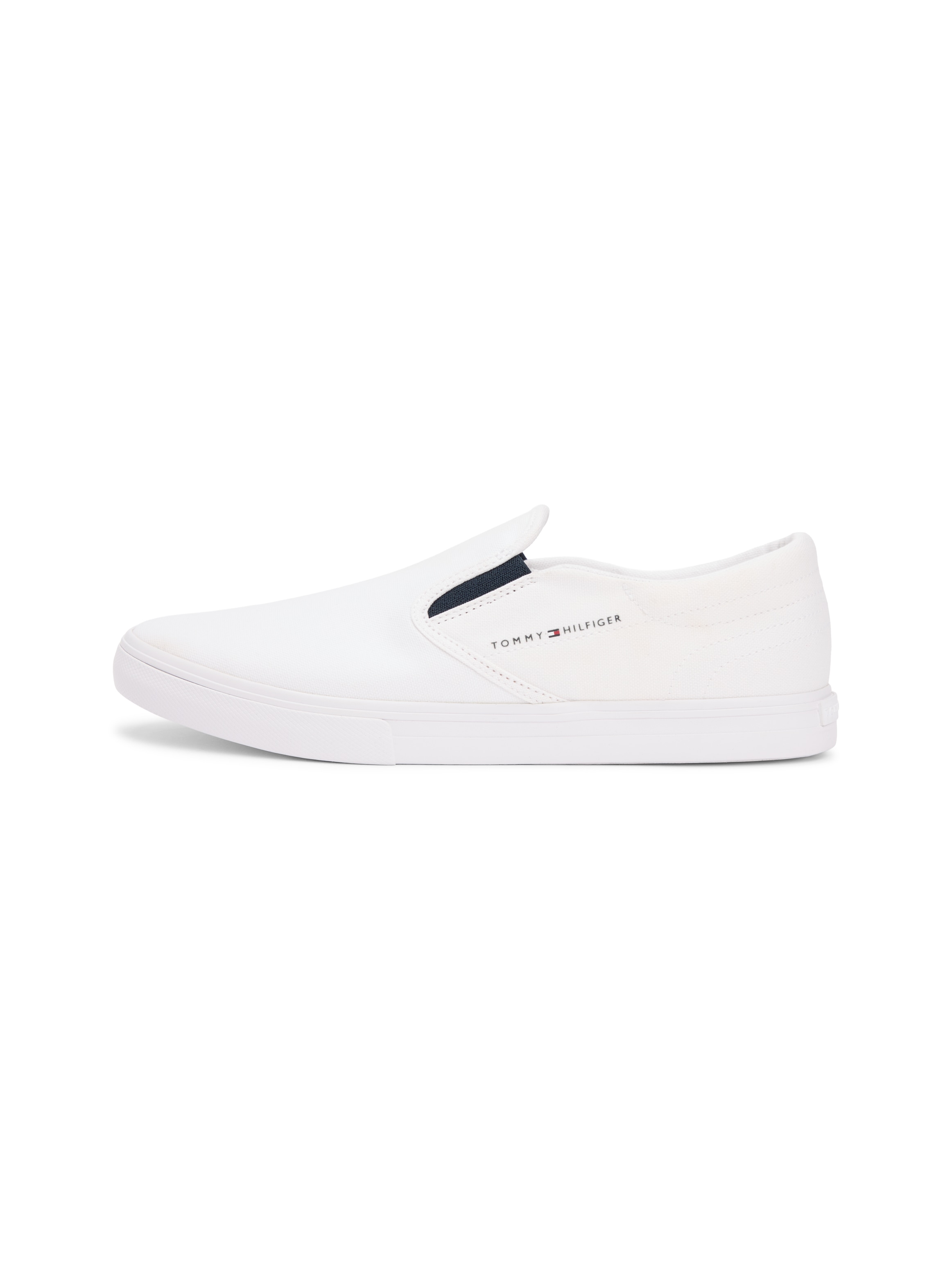 Tommy Hilfiger Slip-On Sneaker »VULC CORE SLIP ON«  Freizeitschuh, Halbschuh, Slipper mit seitlichem Logoschriftzug