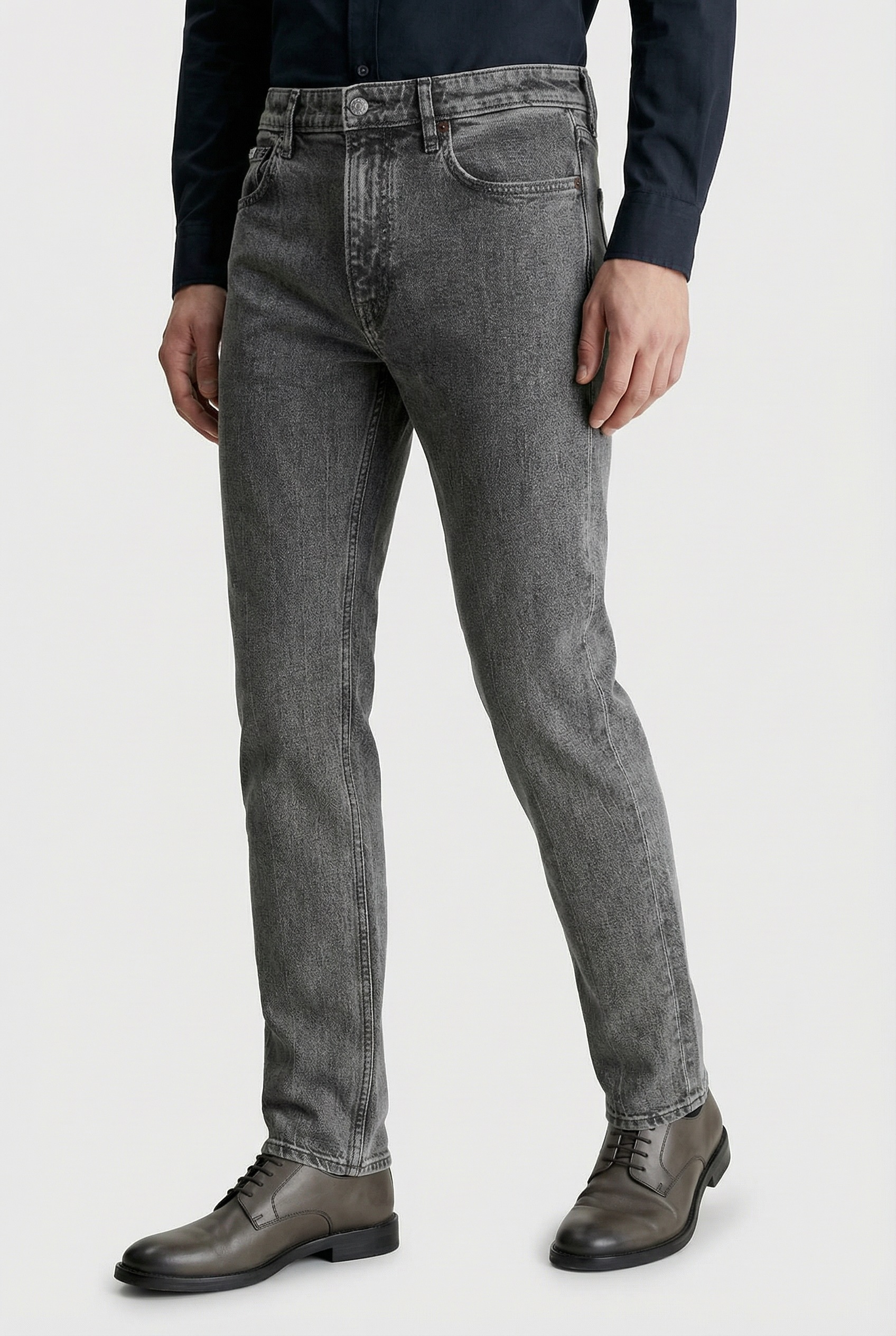 Calvin Klein Jeans Slim-fit-Jeans "SLIM TAPER" mit Markenlabel günstig online kaufen