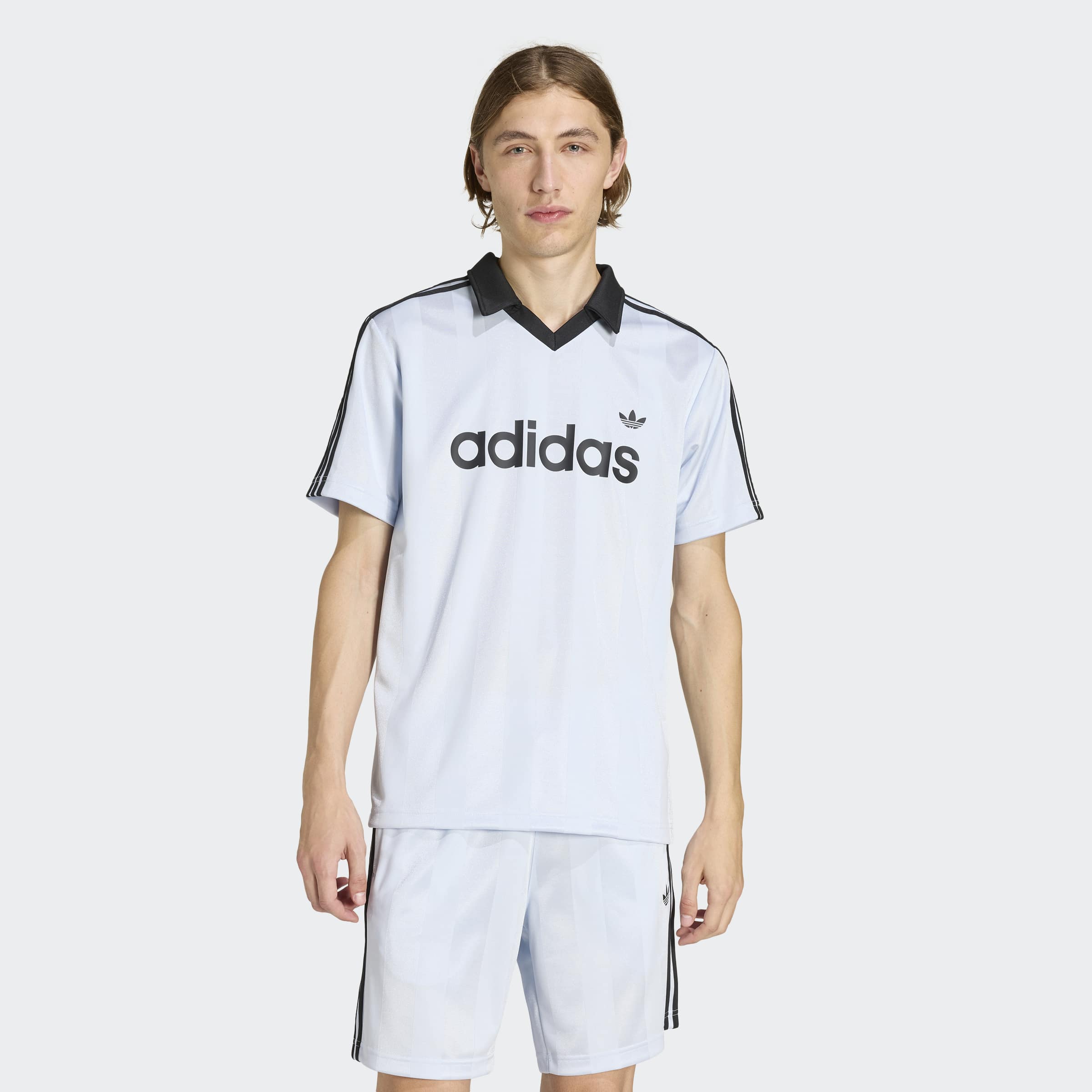 adidas Originals T-Shirt "JSY" mit V-Ausschnitt, ohne Verschluss, sportlicher Stil, für Erwachsene