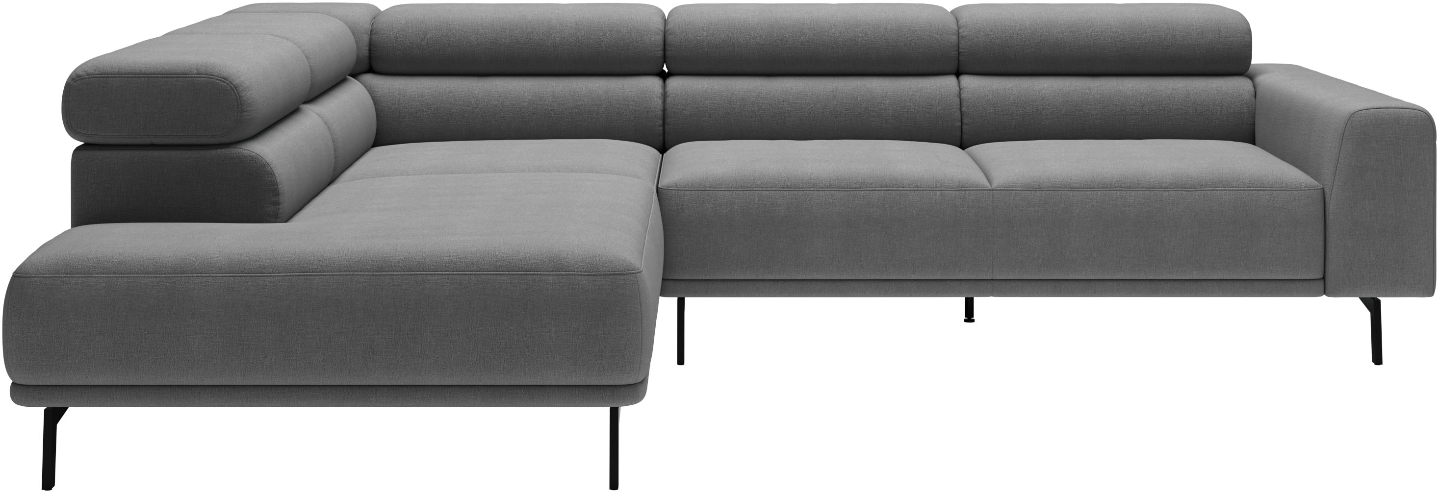 SCHÖNER WOHNEN-Kollektion "Tossa, Modernes Design trifft smarte Funktione, Breite 273 cm" Motorischer Sitzvorzug, Kopfteil-Funktion & Saugroboter-Höhe