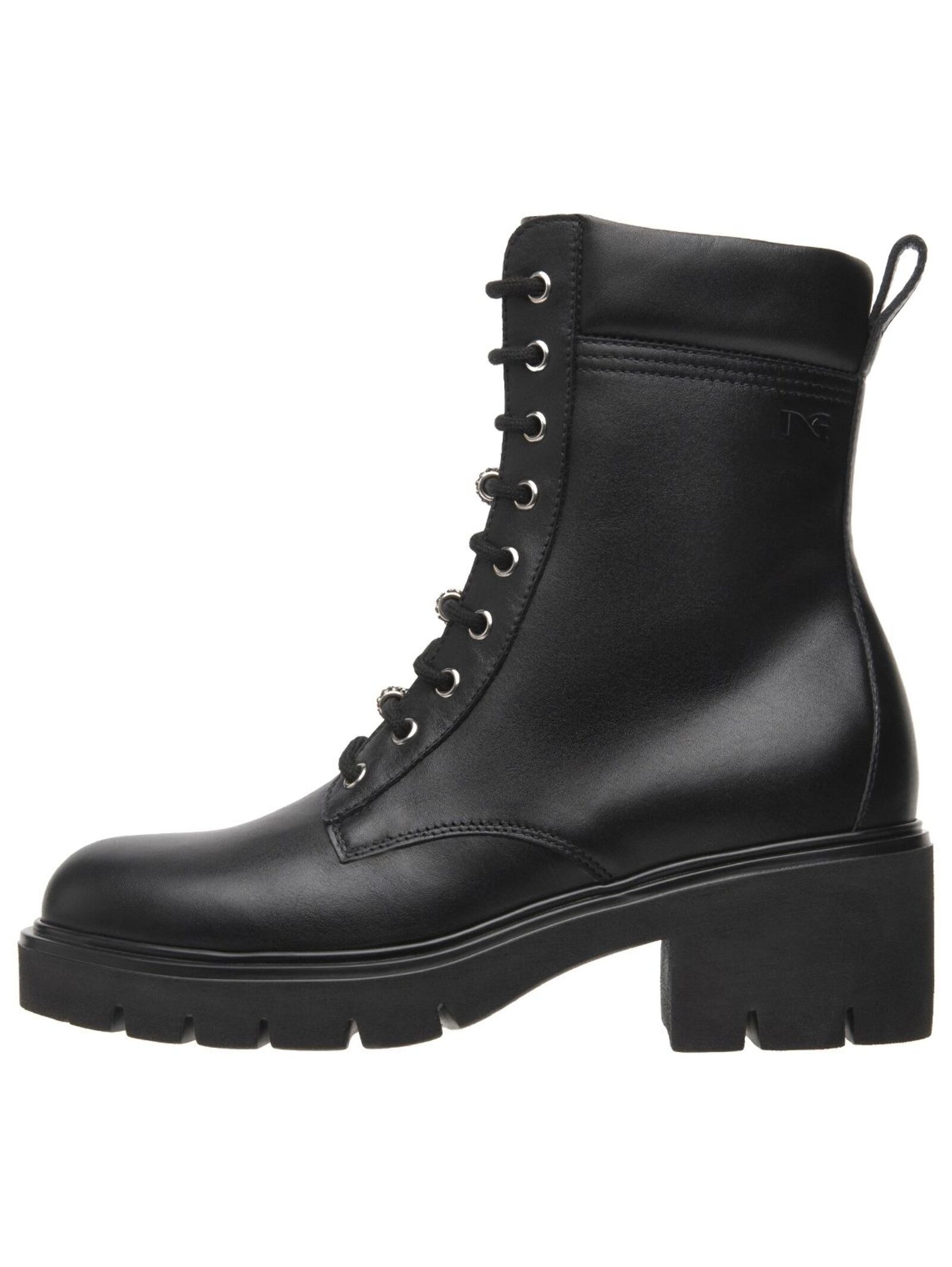 Nero Giardini Schnürstiefelette "Nero Giardini Stiefelette Leder/Textil" günstig online kaufen