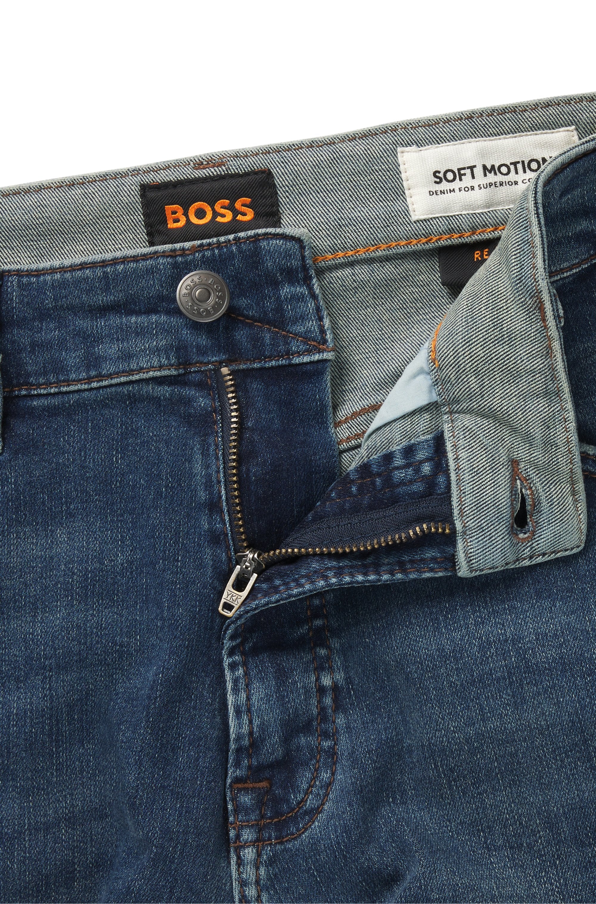 BOSS ORANGE Regular-fit-Jeans »RE.MAINE BO«, mit BOSS-Lederbadge
