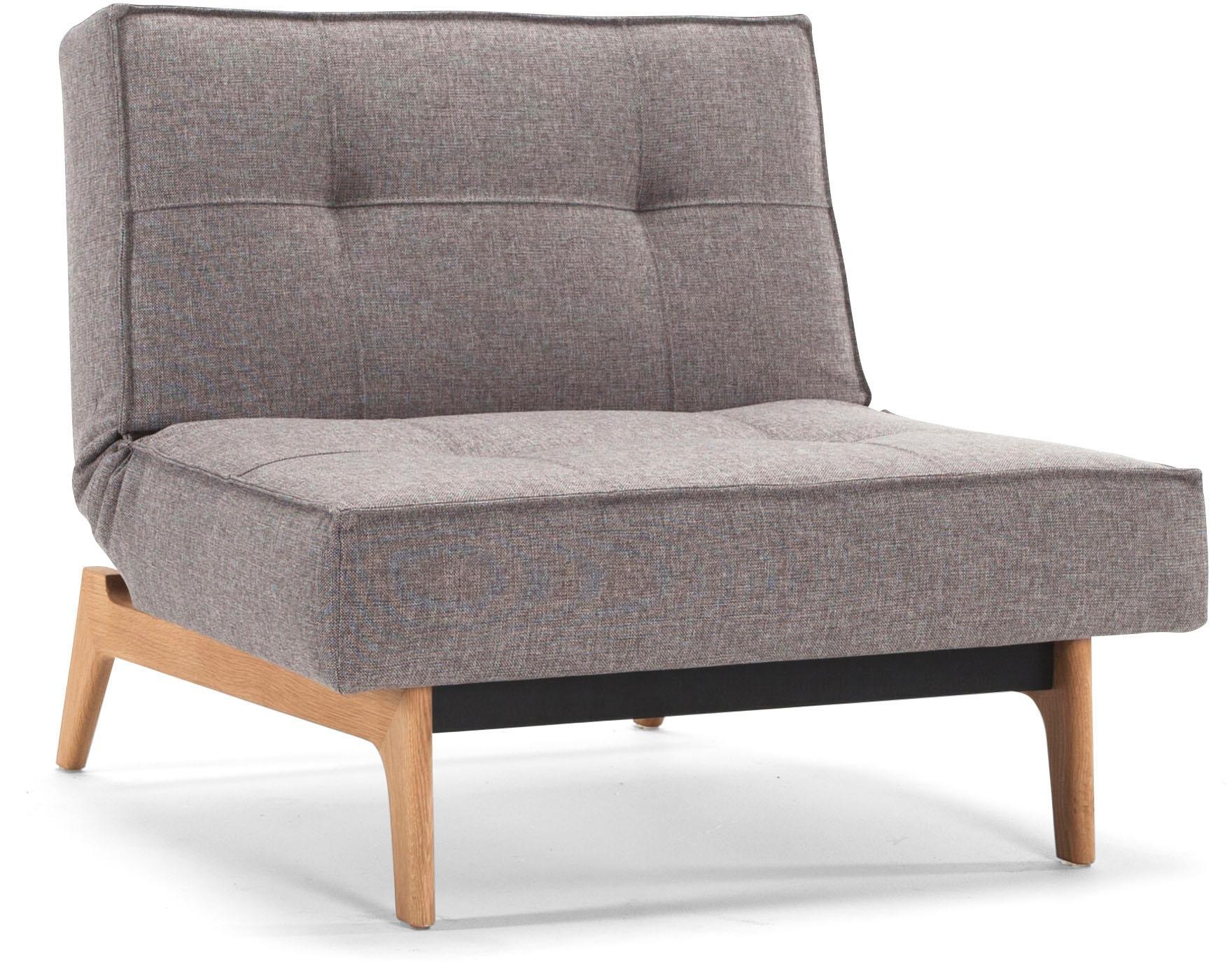 INNOVATION LIVING ™ Sessel "Splitback", mit Eik Beine, in skandinavischen Design