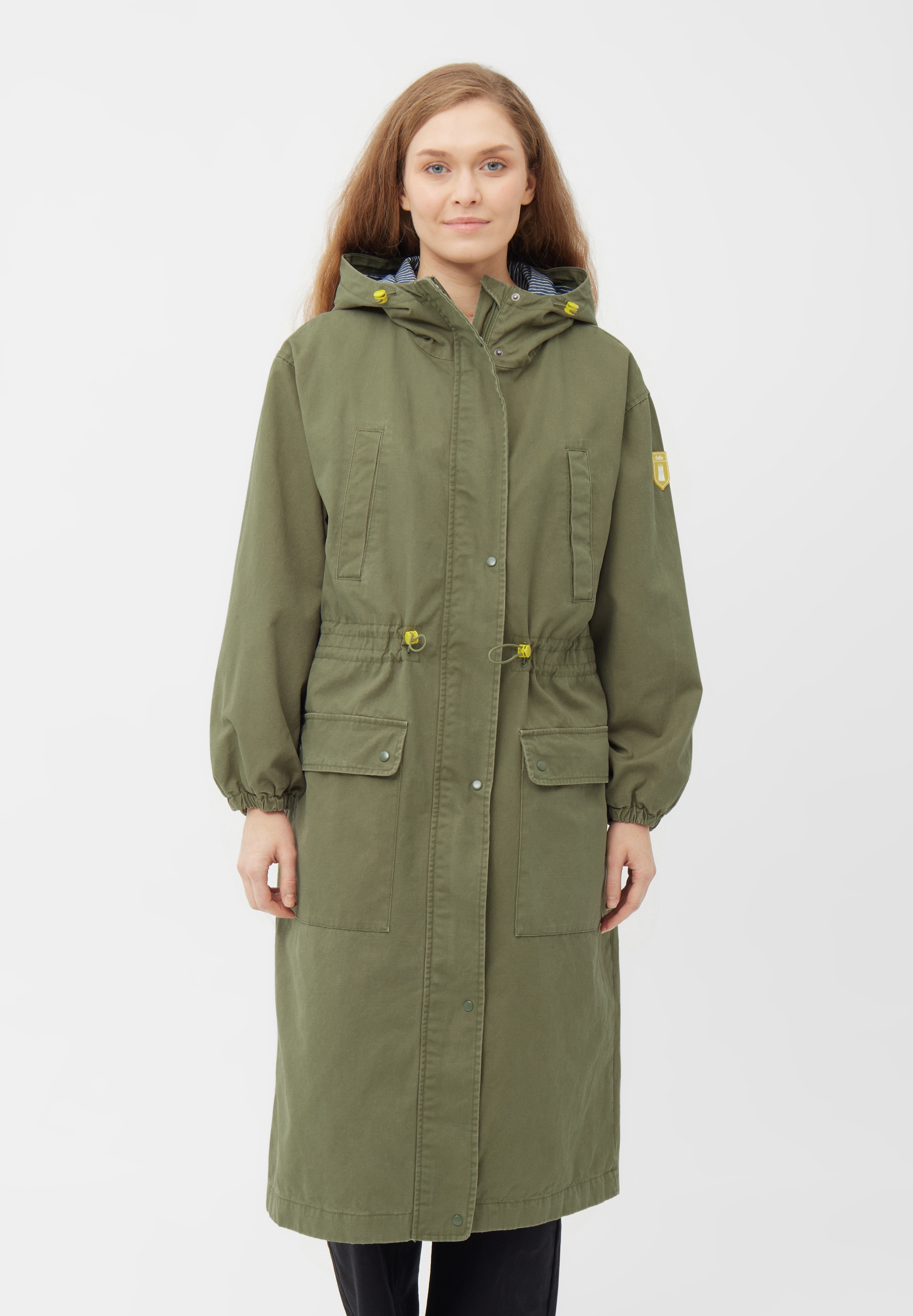 Derbe Langmantel "Milby", Canvas Jacke, Innentasche, Baumwolllining günstig online kaufen