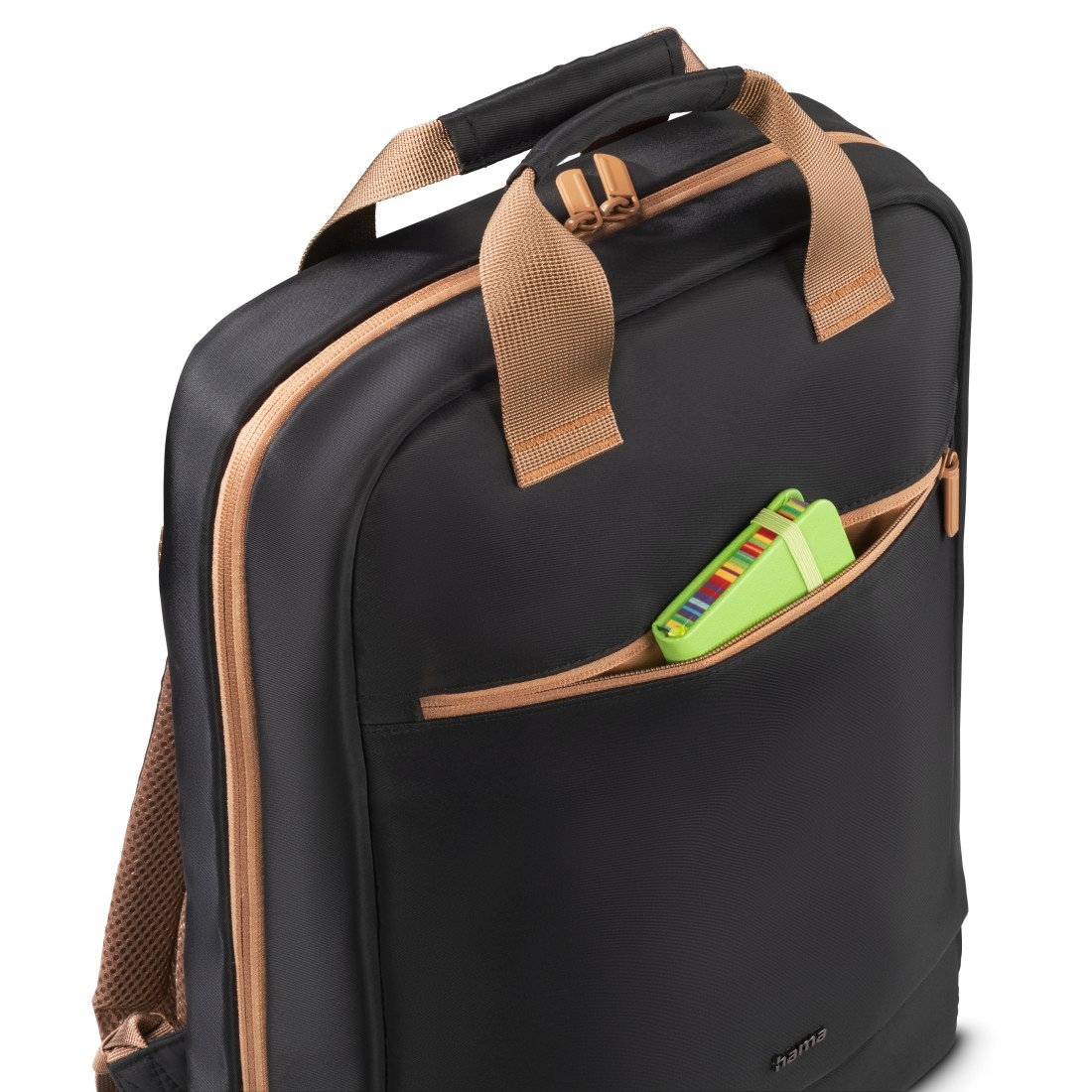 Hama Notebookrucksack »Laptop Rucksack bis 16,2“ (leicht, gepolstert, 3 extra Fächer)«