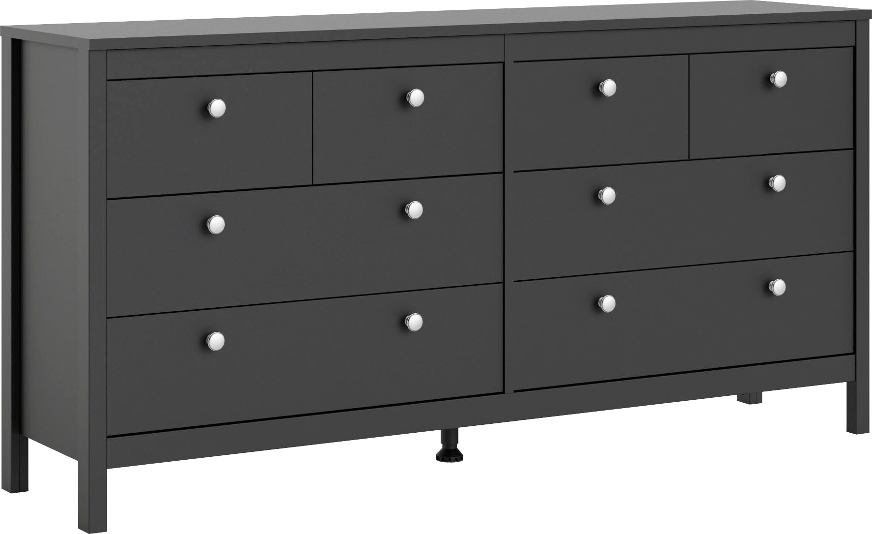 Home affaire Kommode »Madrid, Aufbewahrung, Schubladenschrank, Stauraum«, mit 4 kleinen und 4 großen Schubladen, Breite 160 cm