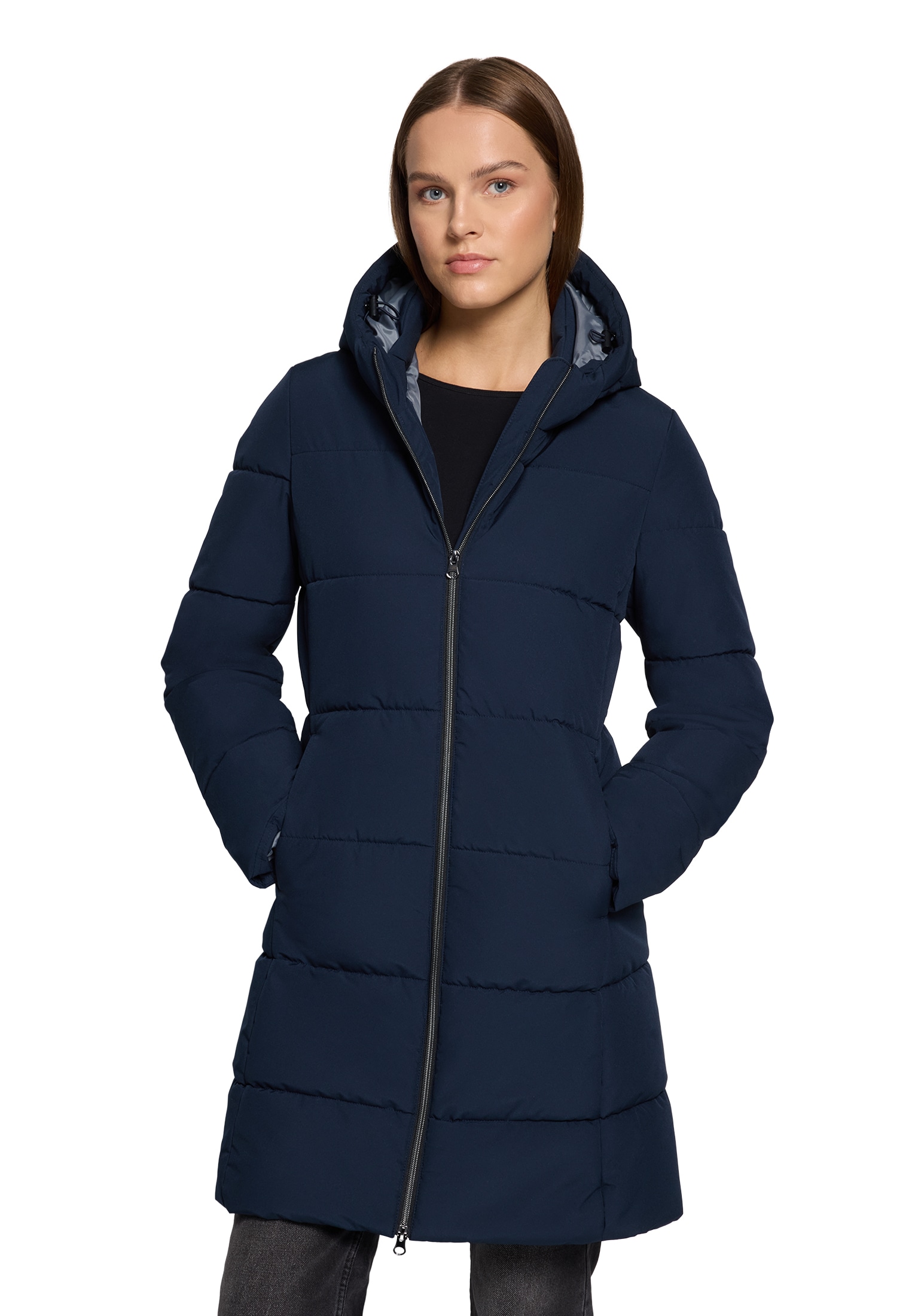 VOICE Outdoorjacke »Damen Winterjacke Wintermantel mit Kapuze« mit Kapuze