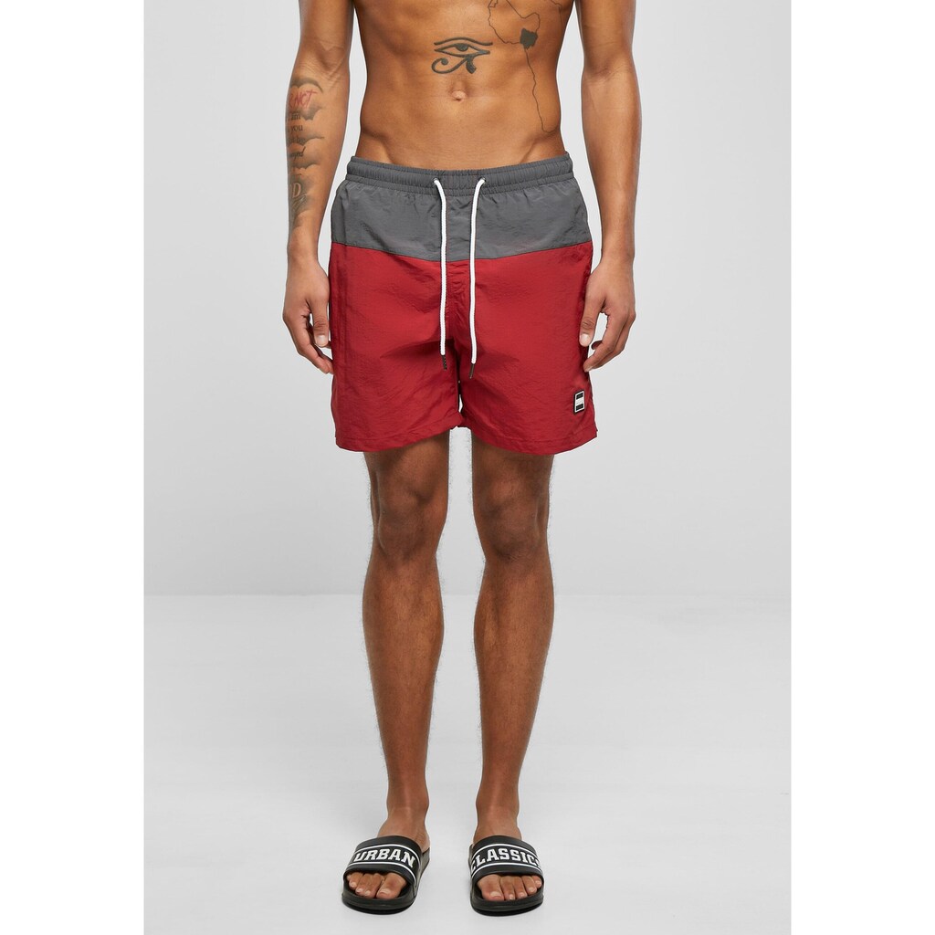 URBAN CLASSICS Badeshorts »Urban Classics Herren Block Swim Shorts«