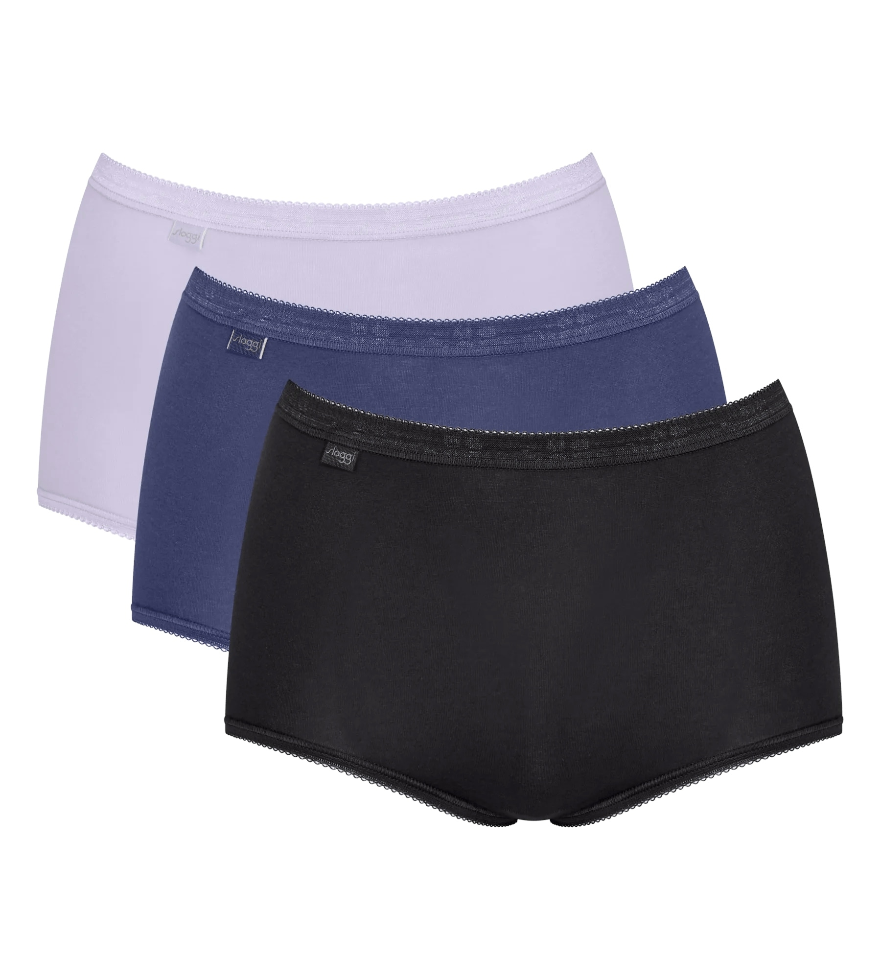 sloggi Maxislip "Basic+ Maxi" perfekter Sitz, Cotton-Mix, hohe Taille