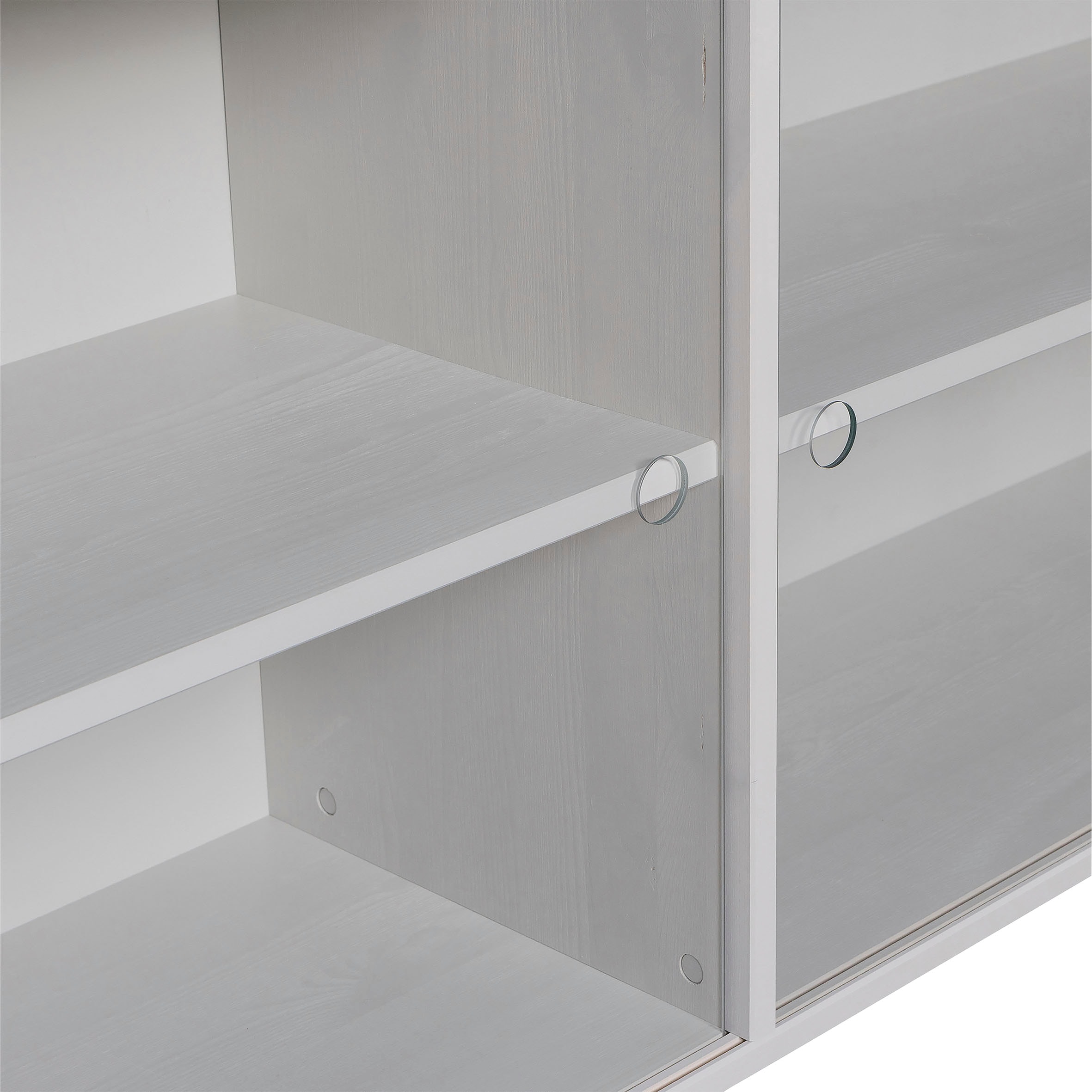 WOOOD Aufsatzschrank »Klink«, mit durchsichtigen Schiebetüren, H 60 cm x B 200 cm