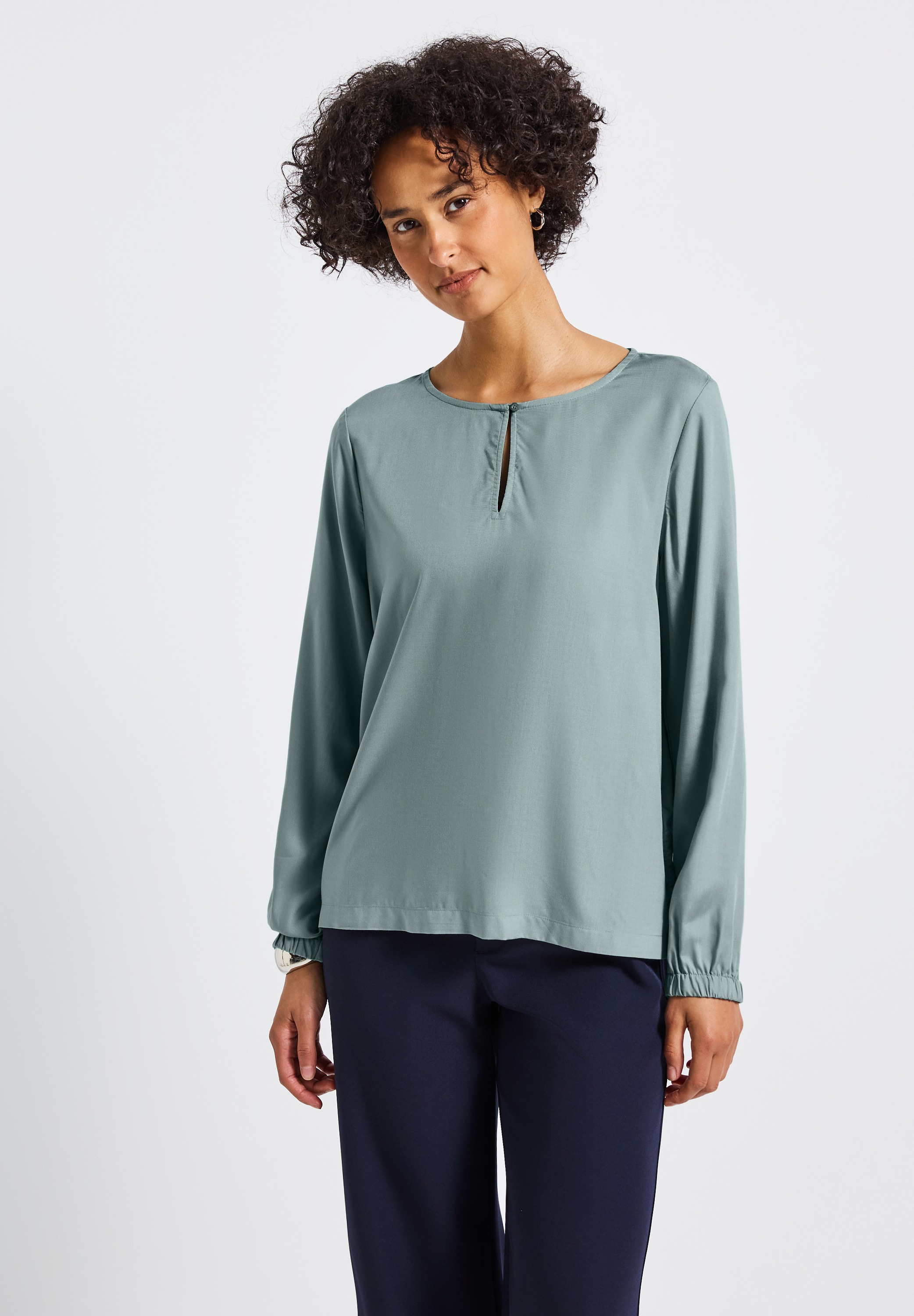 STREET ONE Langarmbluse, aus softer Viskose günstig online kaufen