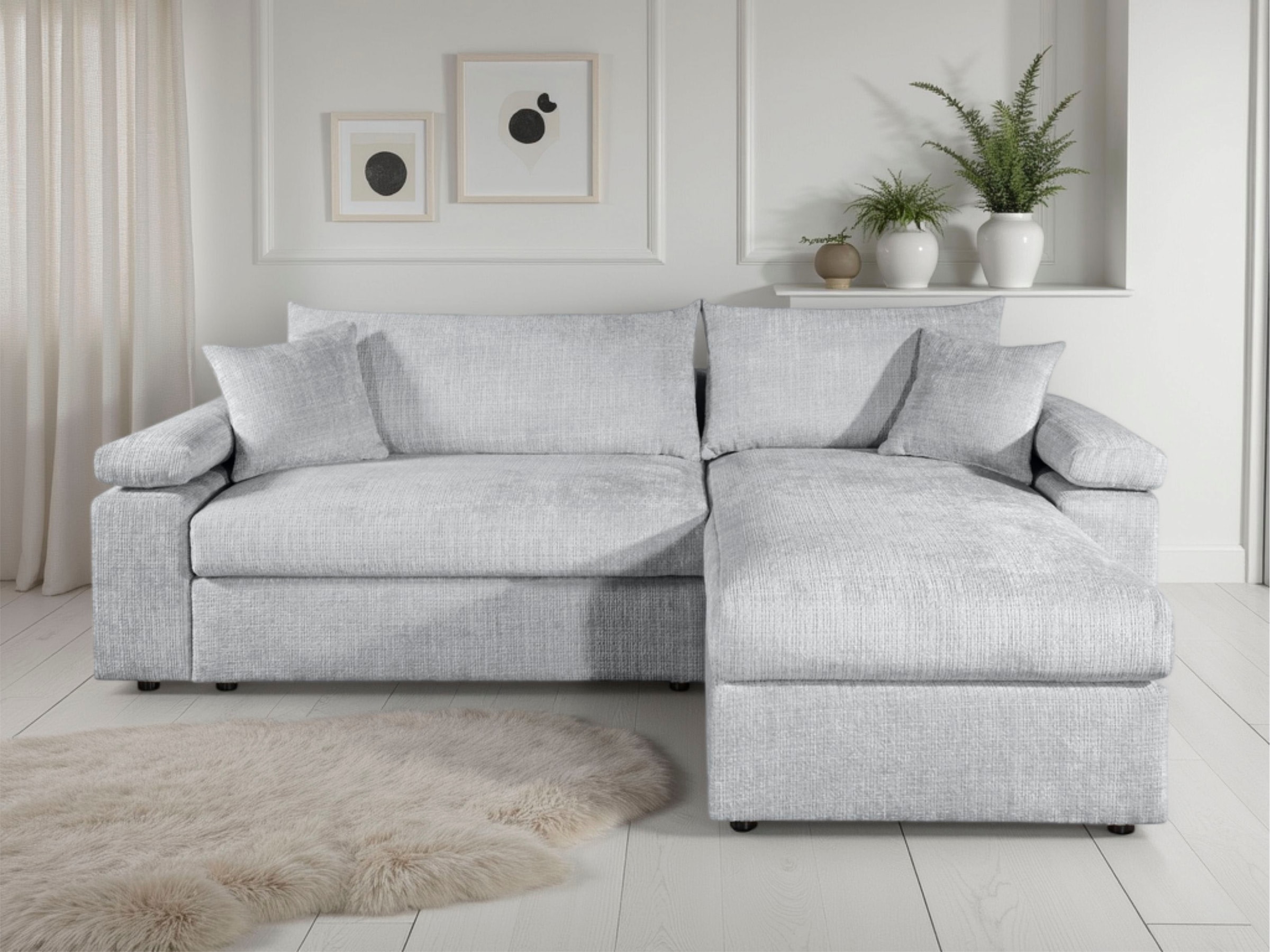 OTTO home Ecksofa "Cosy L-Form, Breite 234 cm, Sitzaufbau im Sandwich-Feder günstig online kaufen